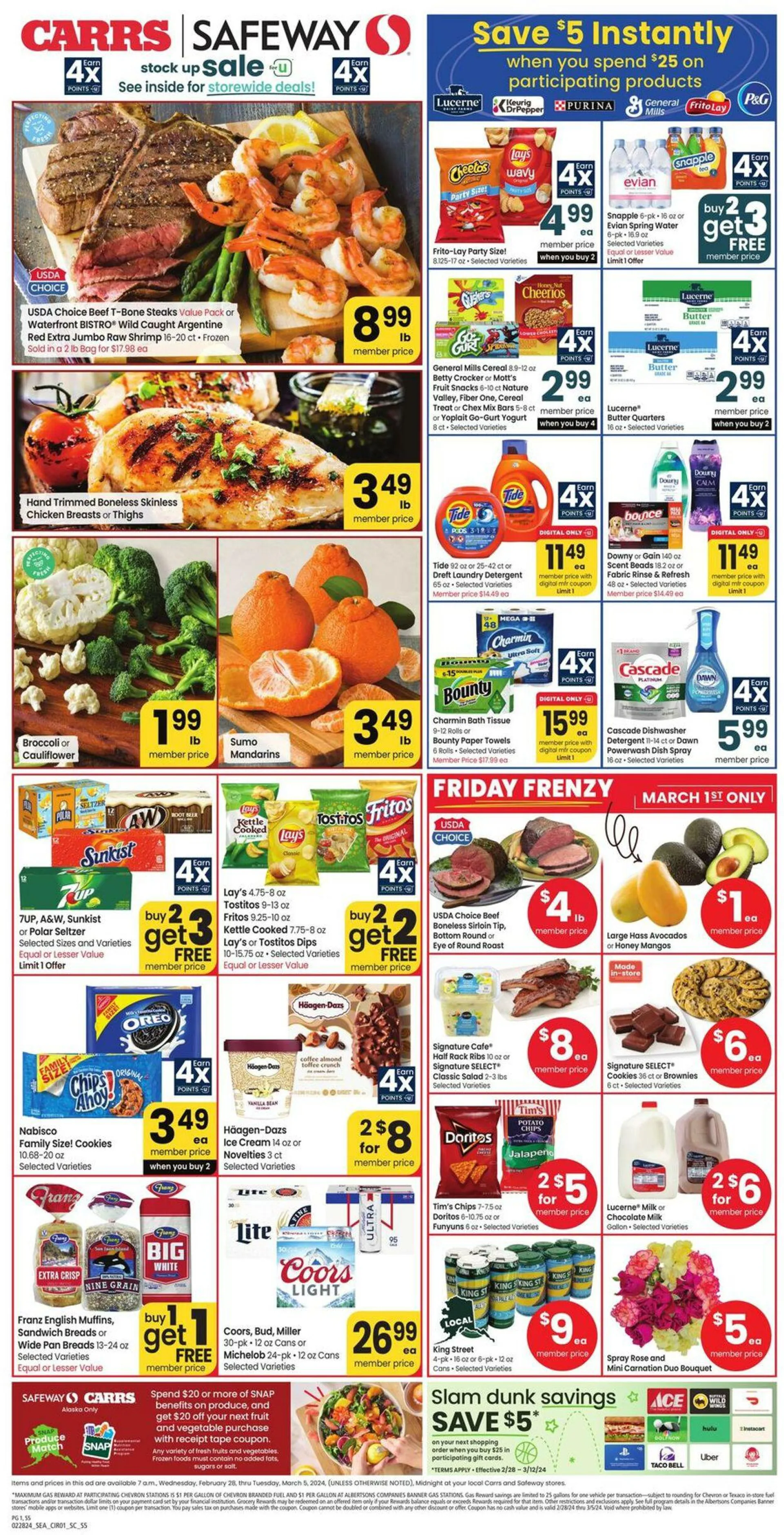 Weekly ad Carrs from February 28 to March 5 2024 - Page 1