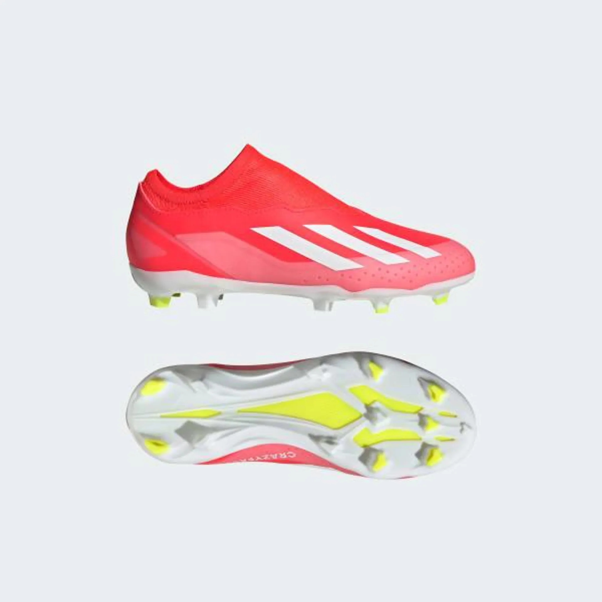 Zapatos de fútbol X Crazyfast League Terreno Firme Sin Cordones