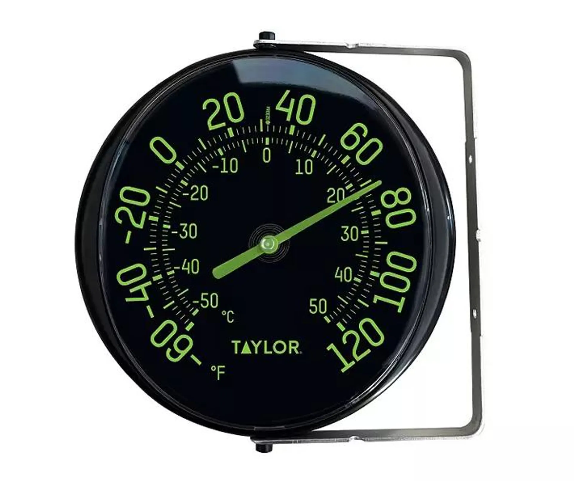 Glow-in-the-Dark Dial Wall Thermometer