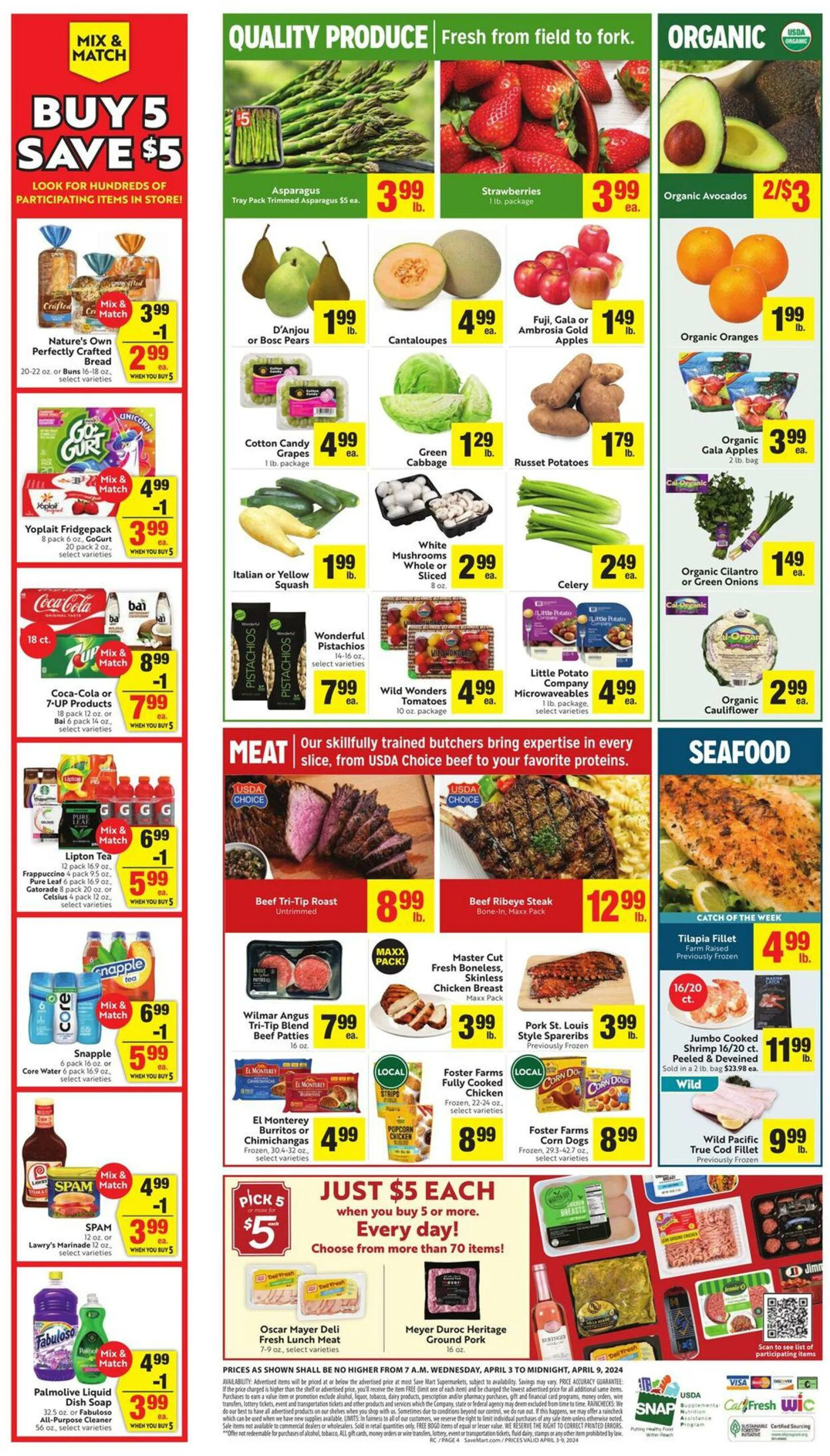 Weekly ad Save Mart Current weekly ad from April 3 to April 9 2024 - Page 4