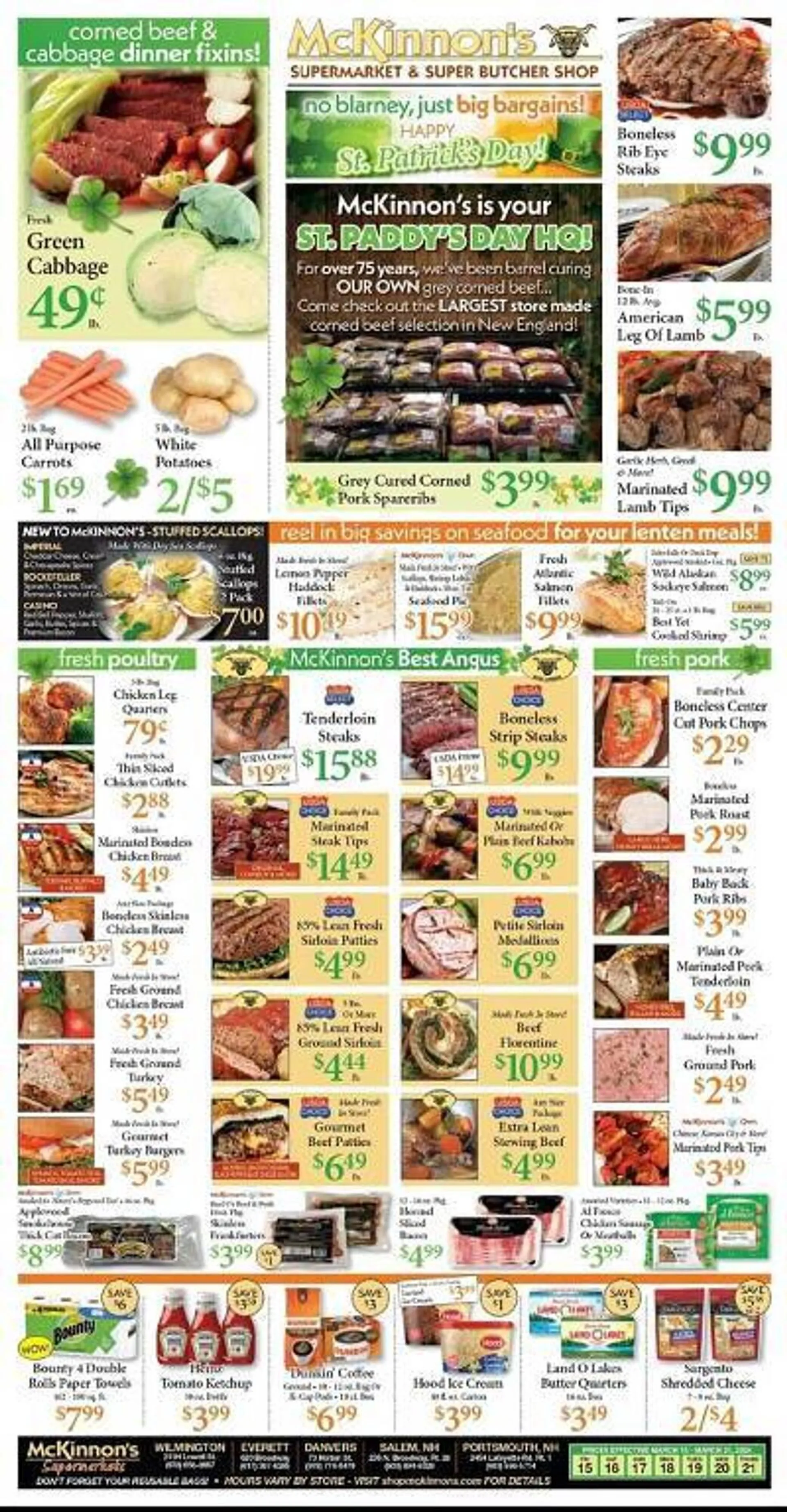 Weekly ad McKinnon's Supermarkets Weekly Ad from March 15 to March 21 2024 - Page 1