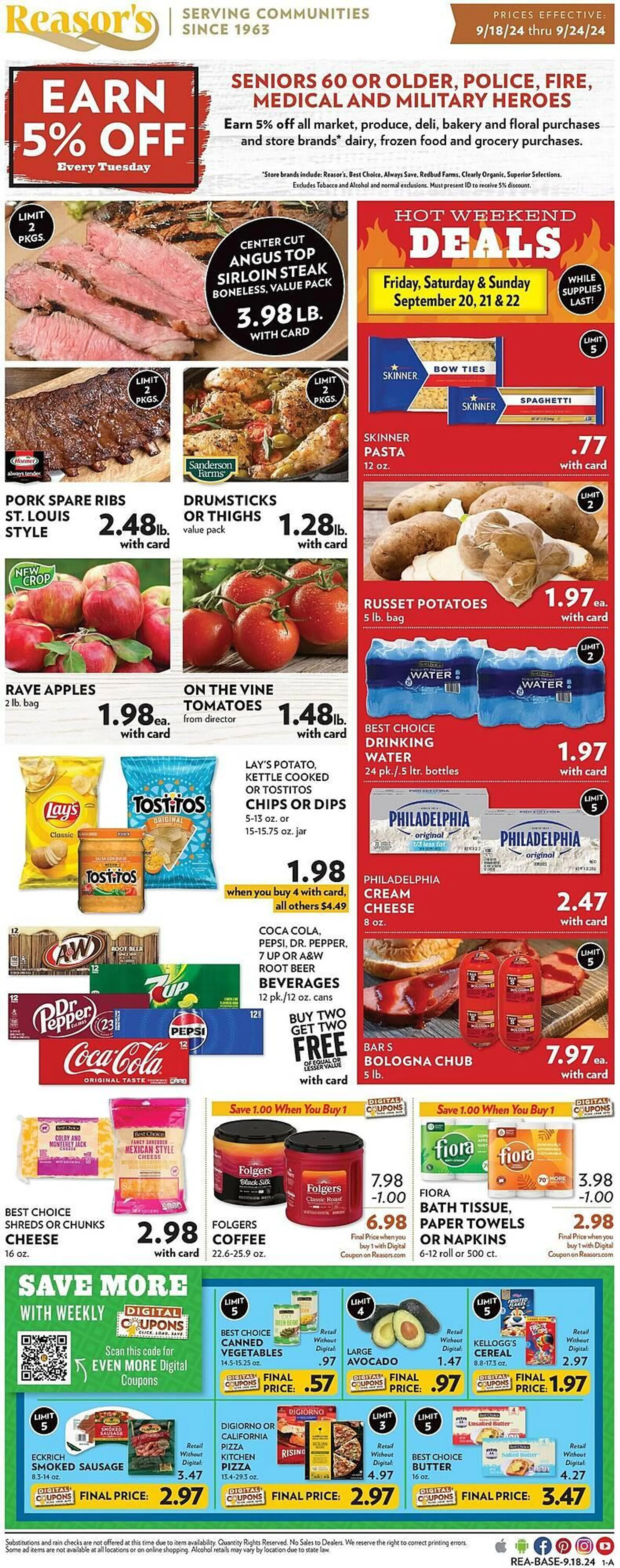 Reasors Weekly Ad - 1