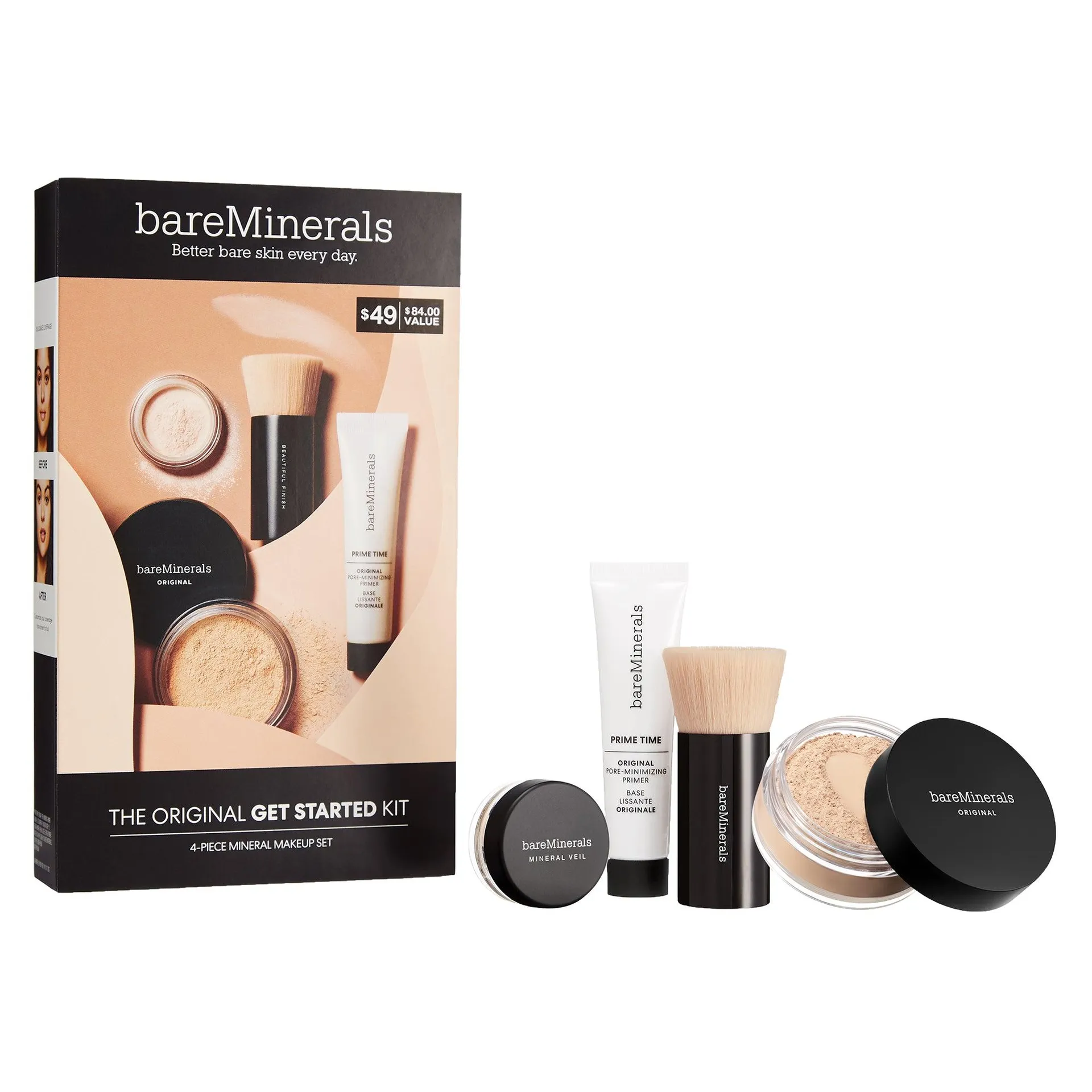 The Original Get Started Kit 4-Piece Mineral Makeup Set