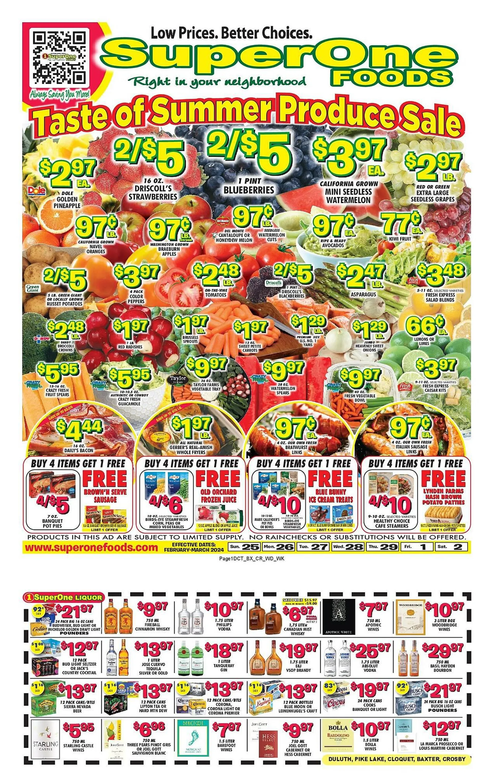 Weekly ad Miners County Market Weekly Ad from February 25 to March 2 2024 - Page 1