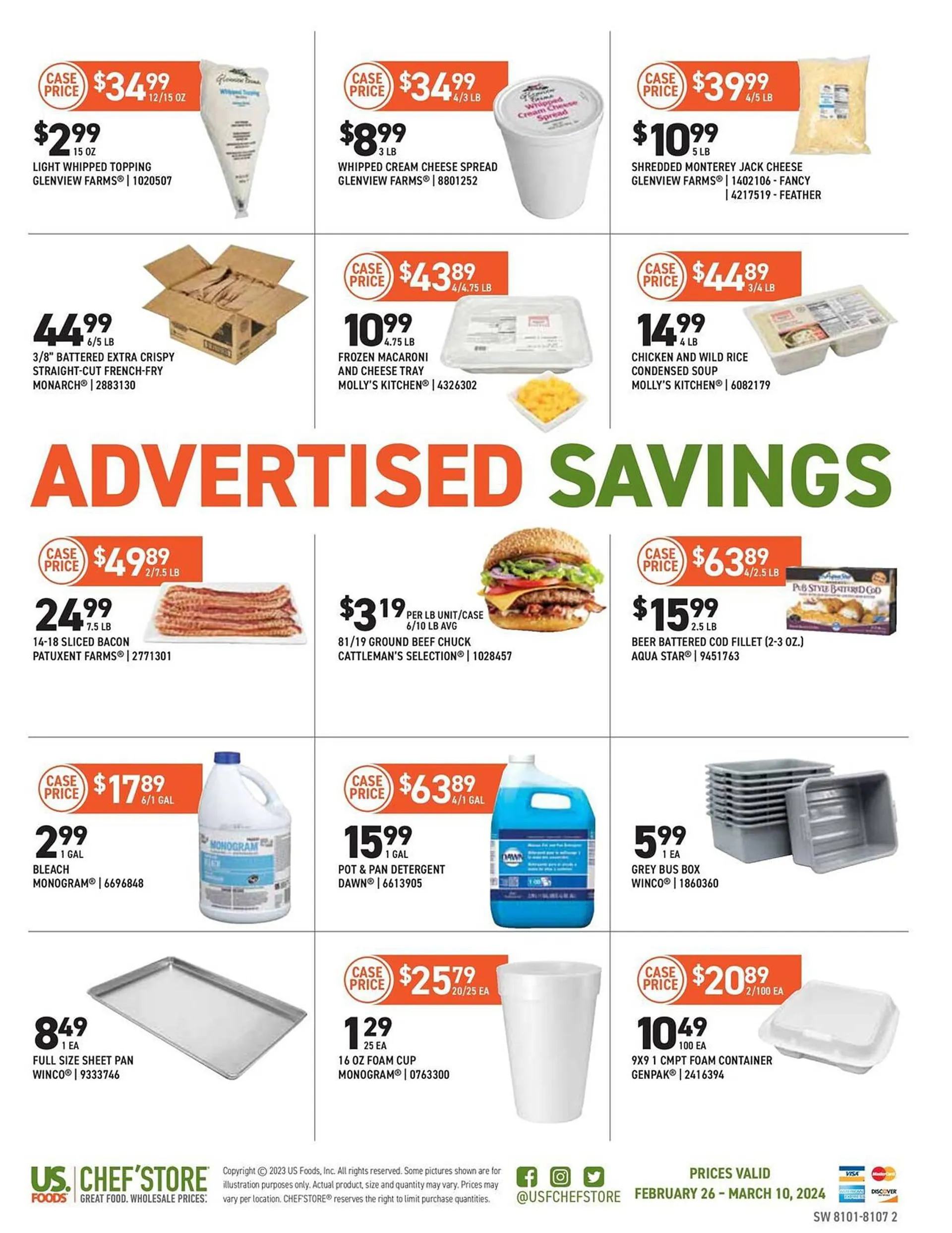 Weekly ad US Foods Chef's Store Weekly Ad from February 26 to March 10 2024 - Page 2