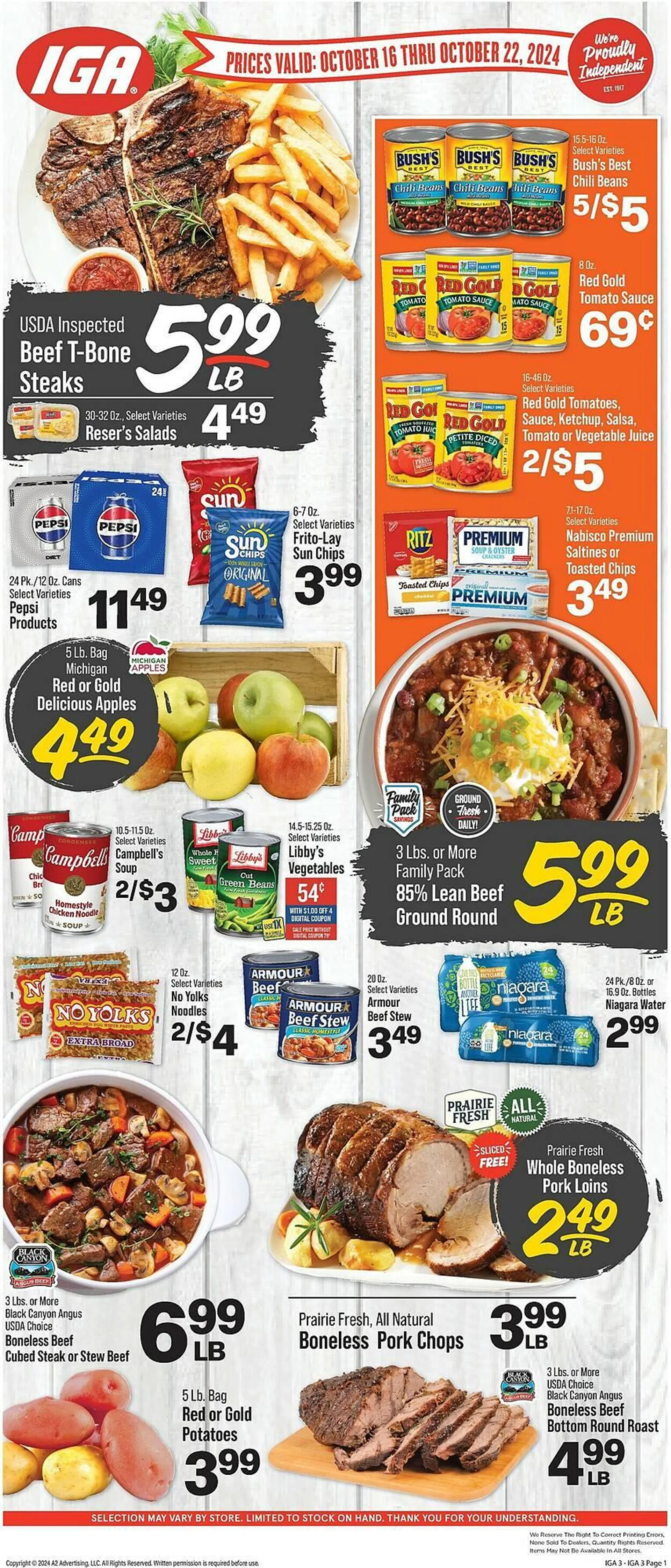 IGA Weekly Ad - 1