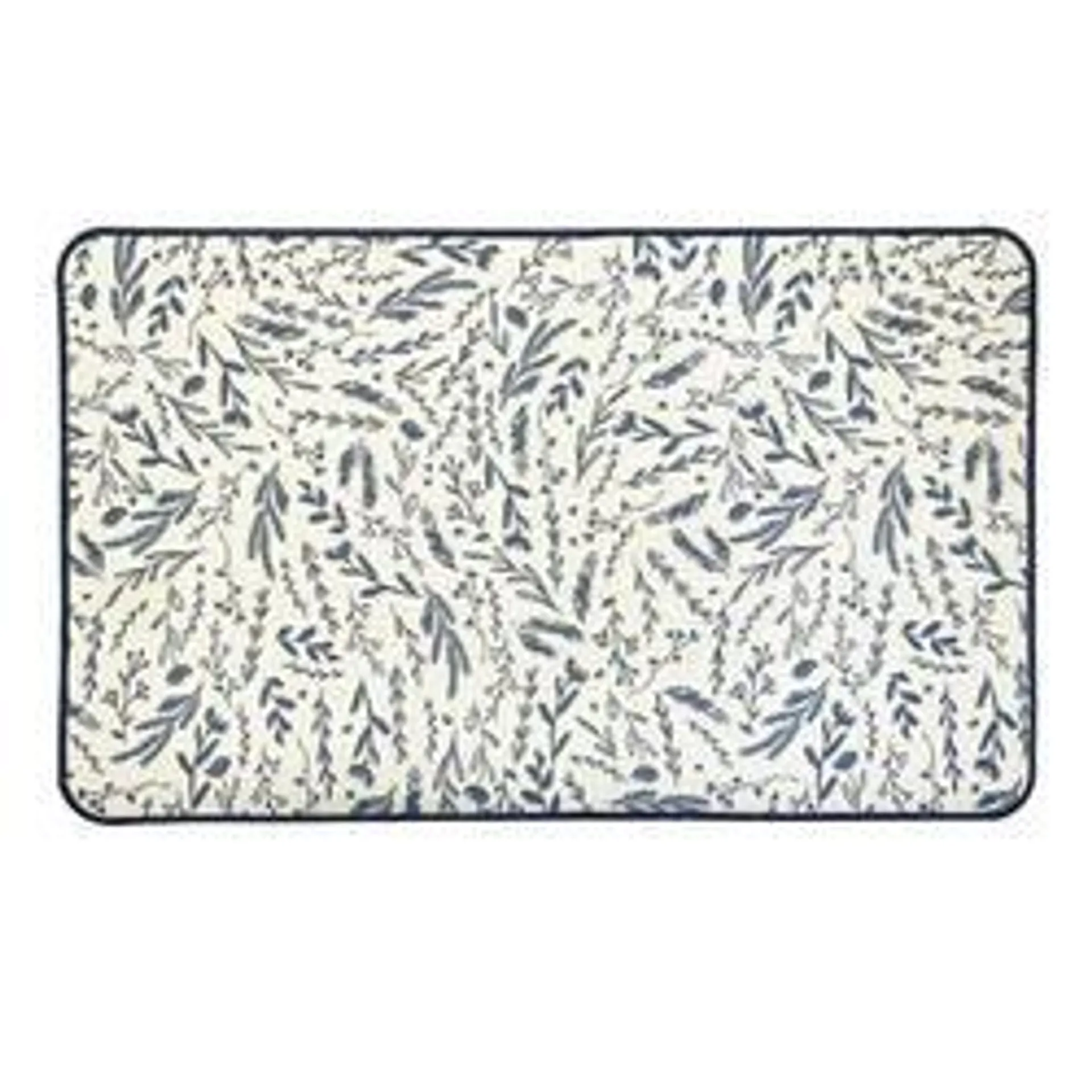 Watershed  Ditsy Spring Blue 18"x 30" Quick drying rug