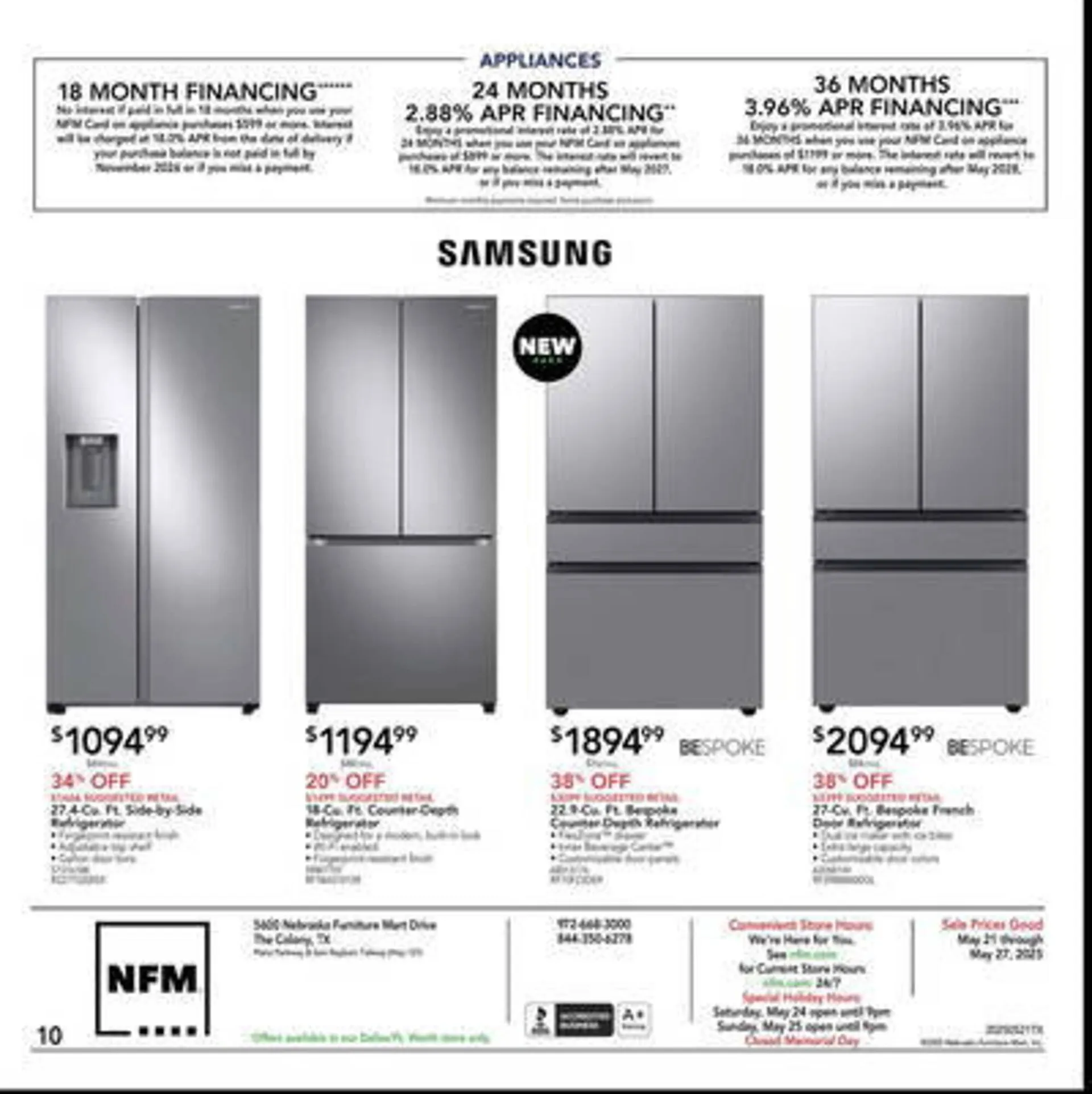 Weekly ad Nebraska Furniture Mart Weekly Ad from May 21 to May 27 2025 - Page 10