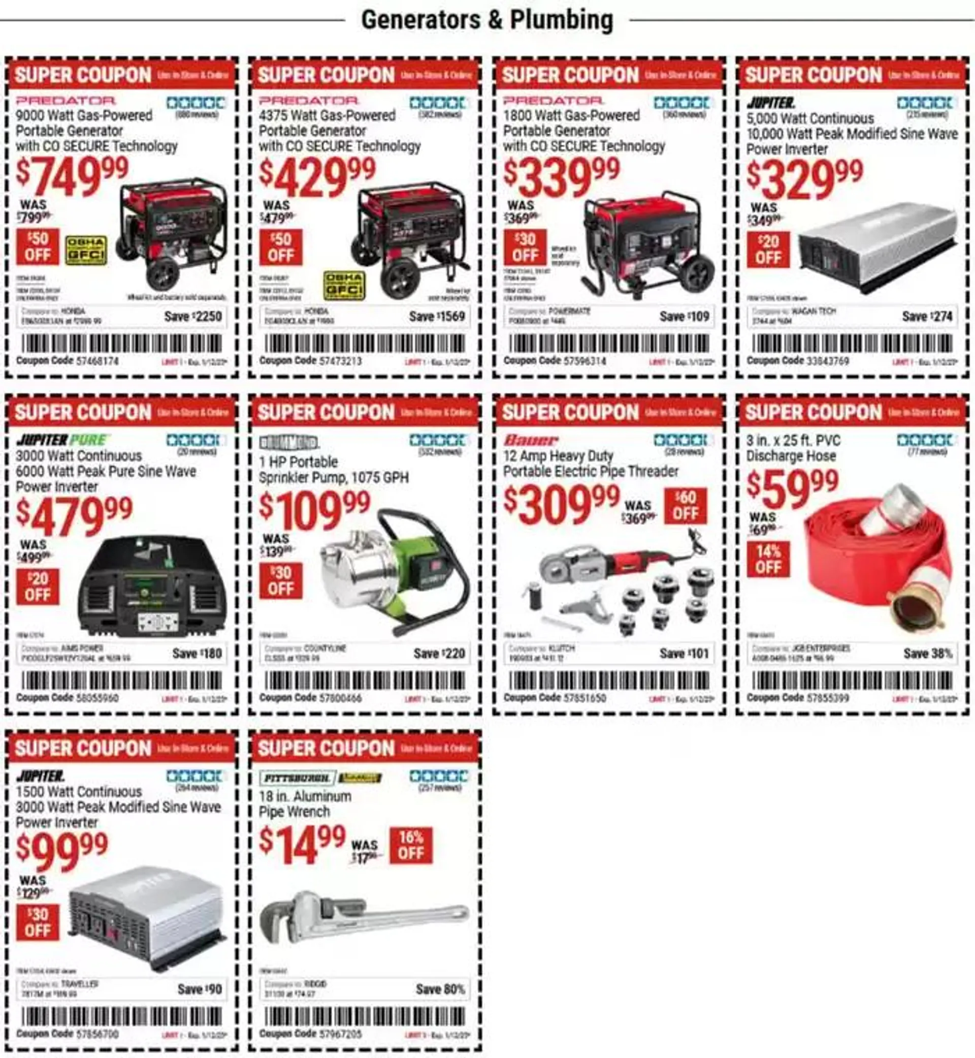 Weekly ad Harbor Freight Tools weekly ad from December 30 to January 13 2025 - Page 3