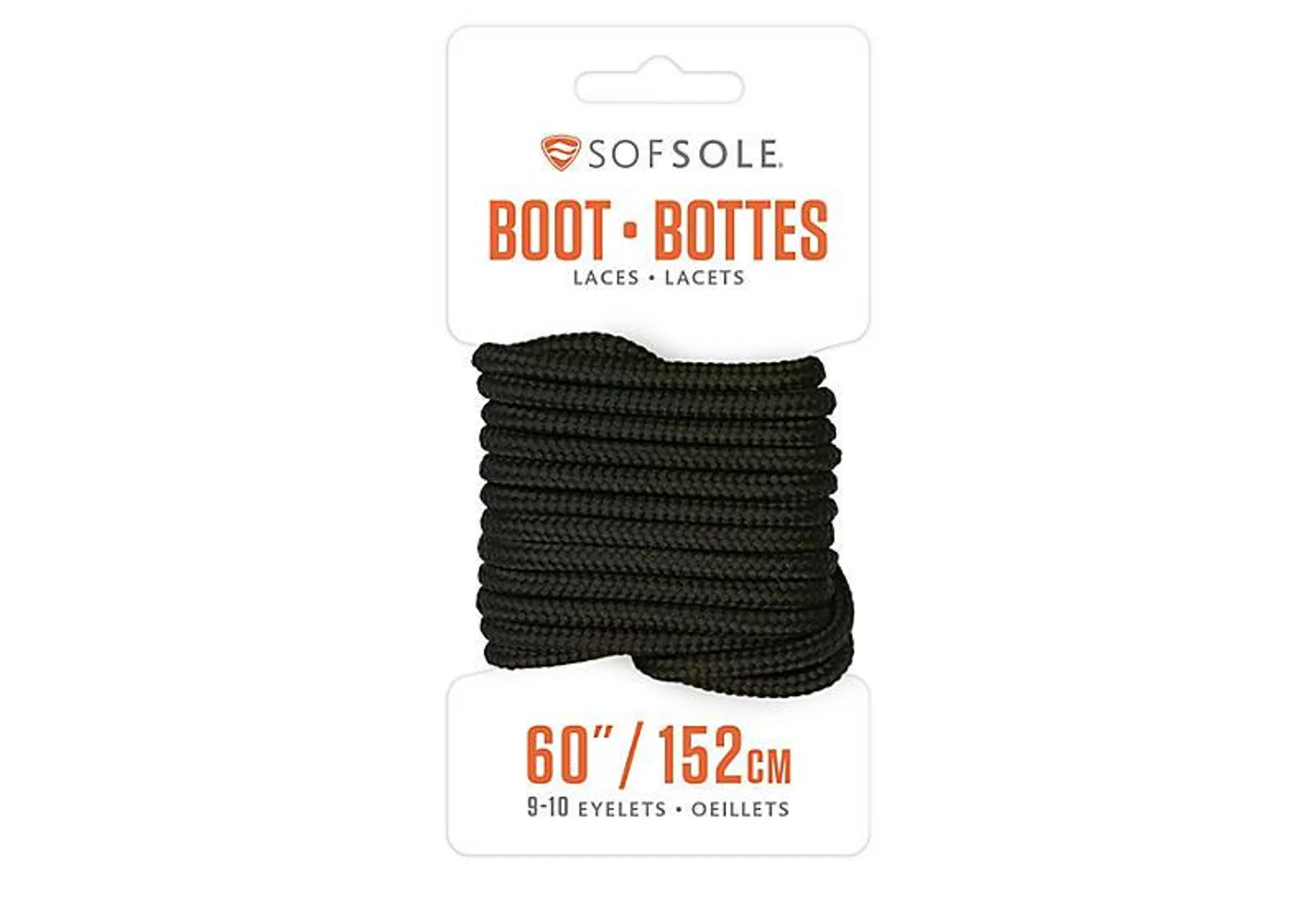 Sof Sole Womens Boot Lace 60 - Black