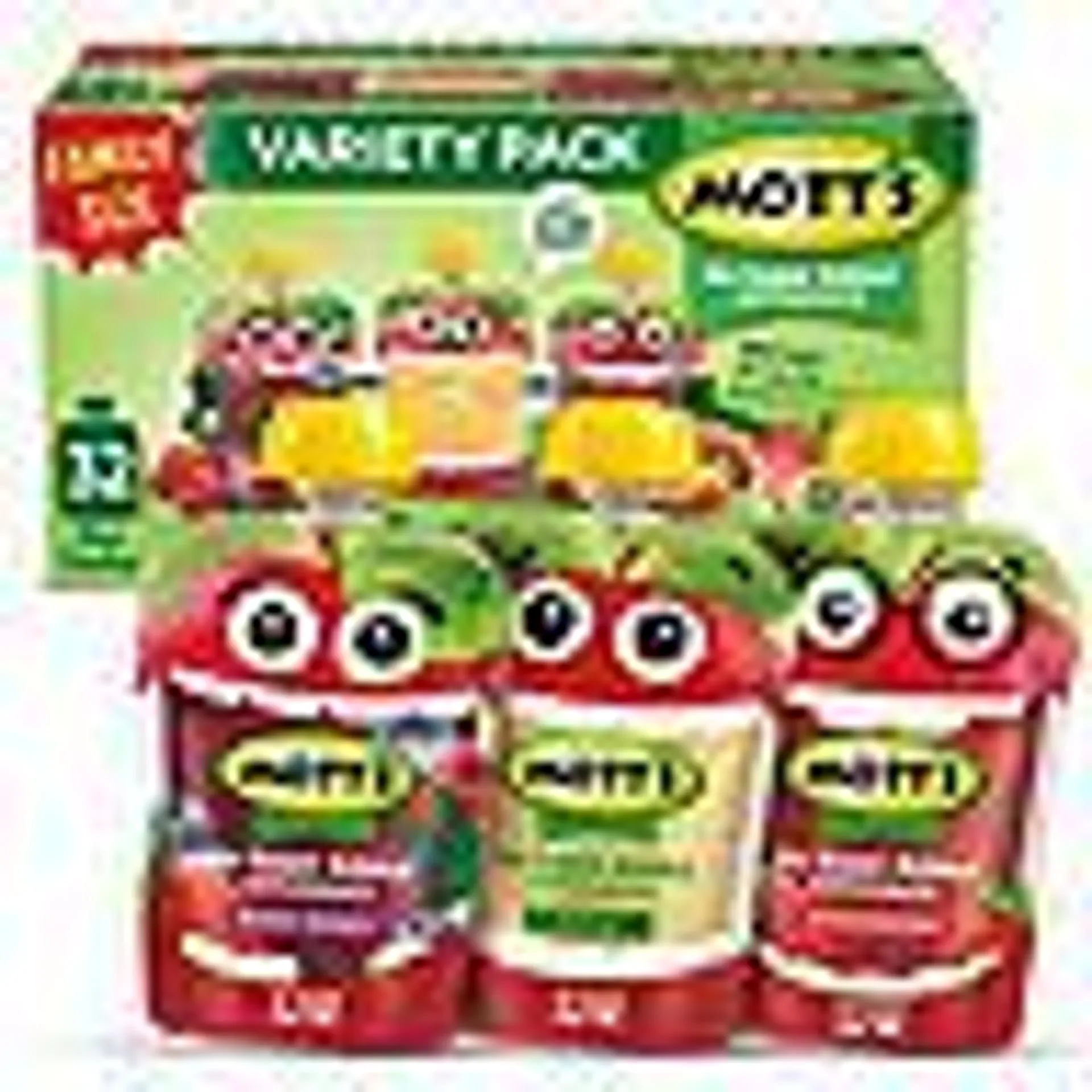 Mott's Apple Sauce No Sugar Added Variety Pack, 3.2 oz., 32 pk.