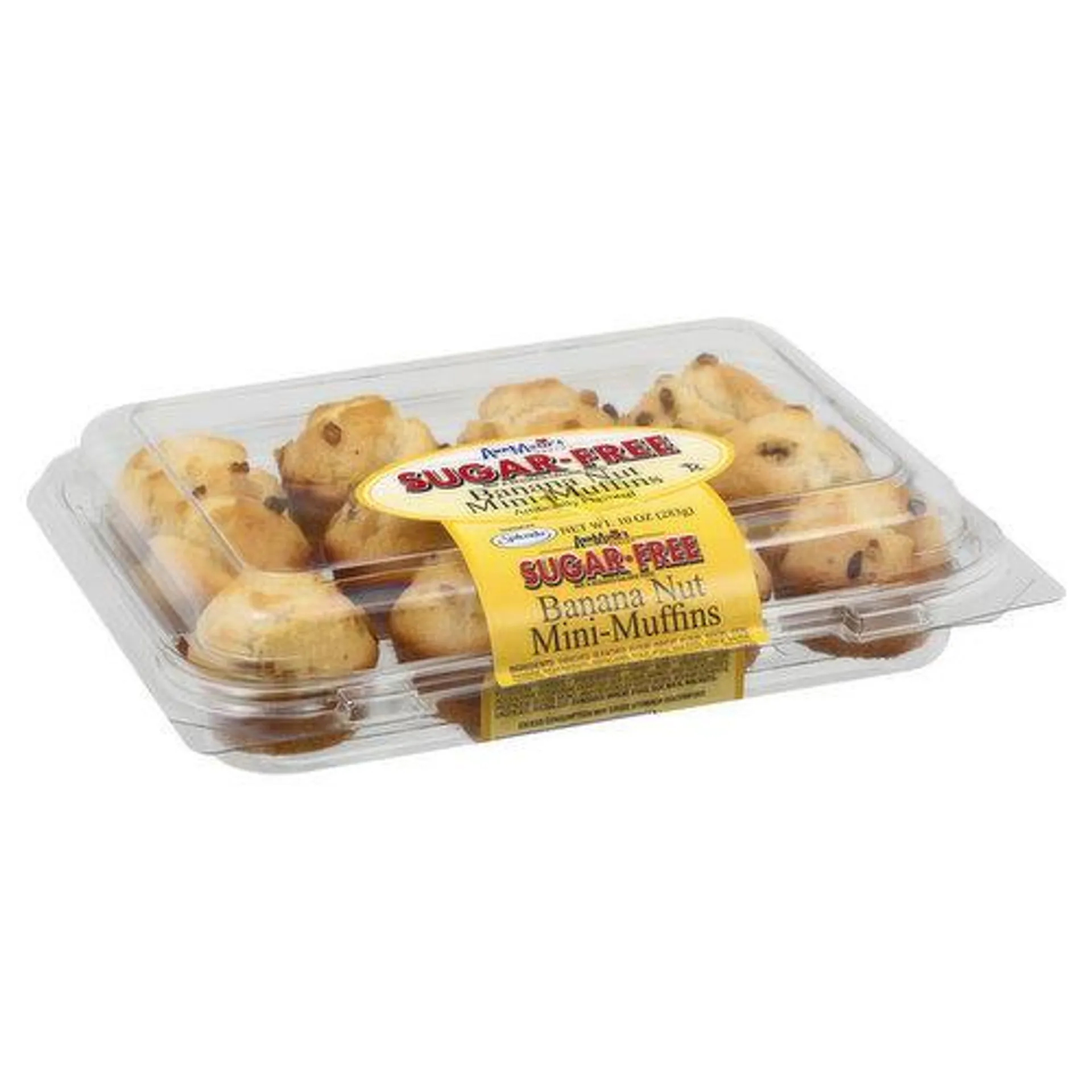 Ann Marie's Mini-Muffins, Sugar Free, Banana Nut - 10 Ounce