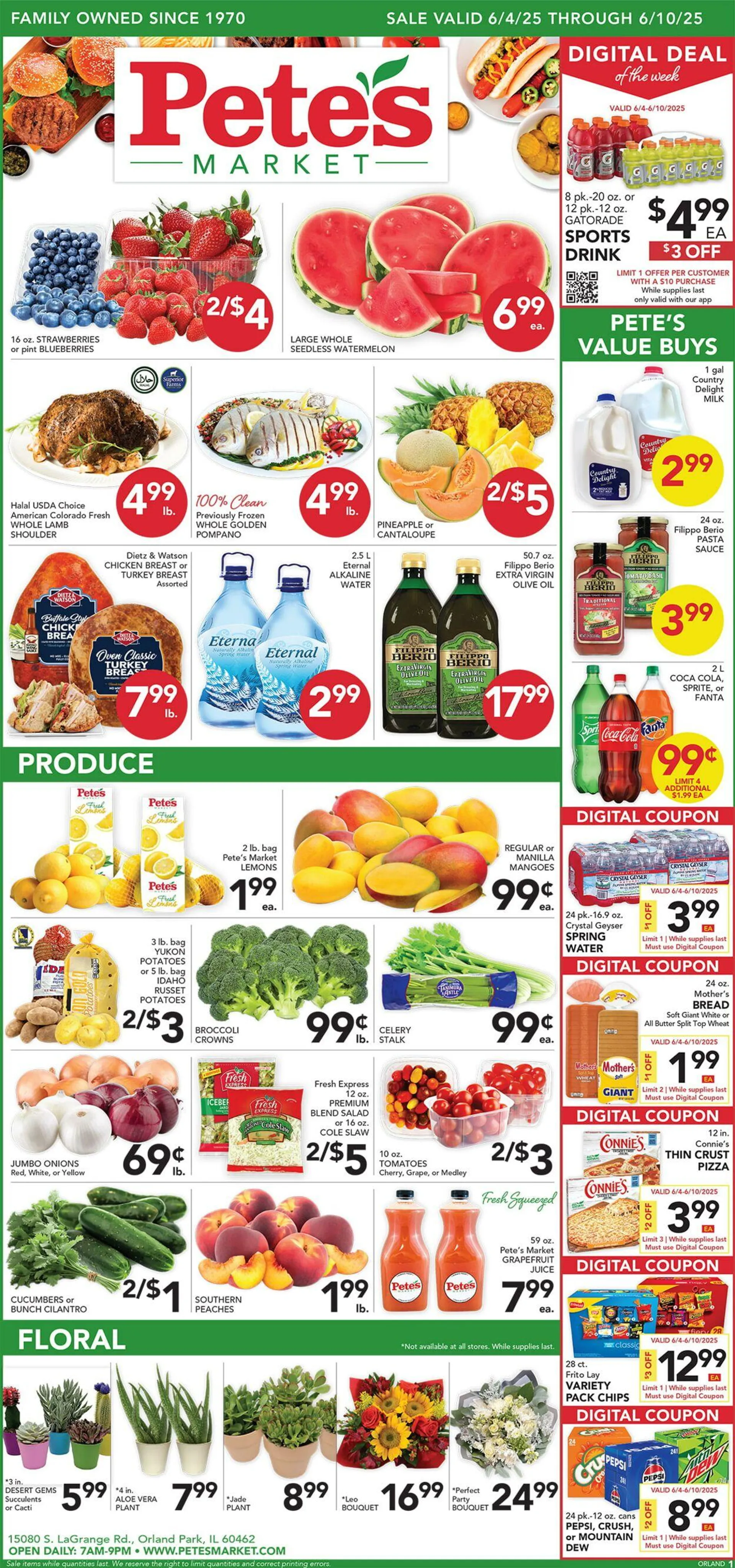 Weekly ad Pete's Fresh Market Current weekly ad from May 28 to June 3 2025 - Page 1