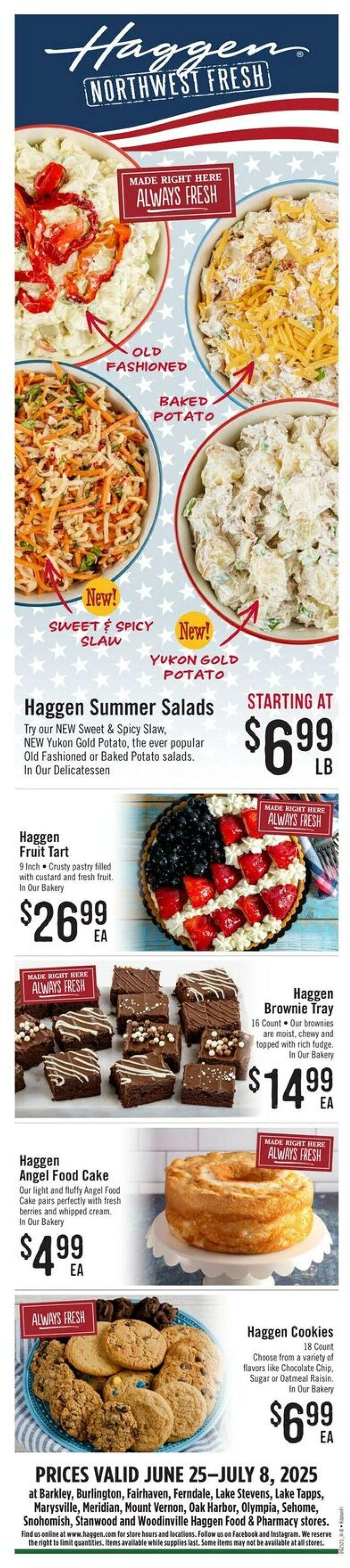 Weekly ad Haggen Current weekly ad from June 25 to July 8 2025 - Page 1