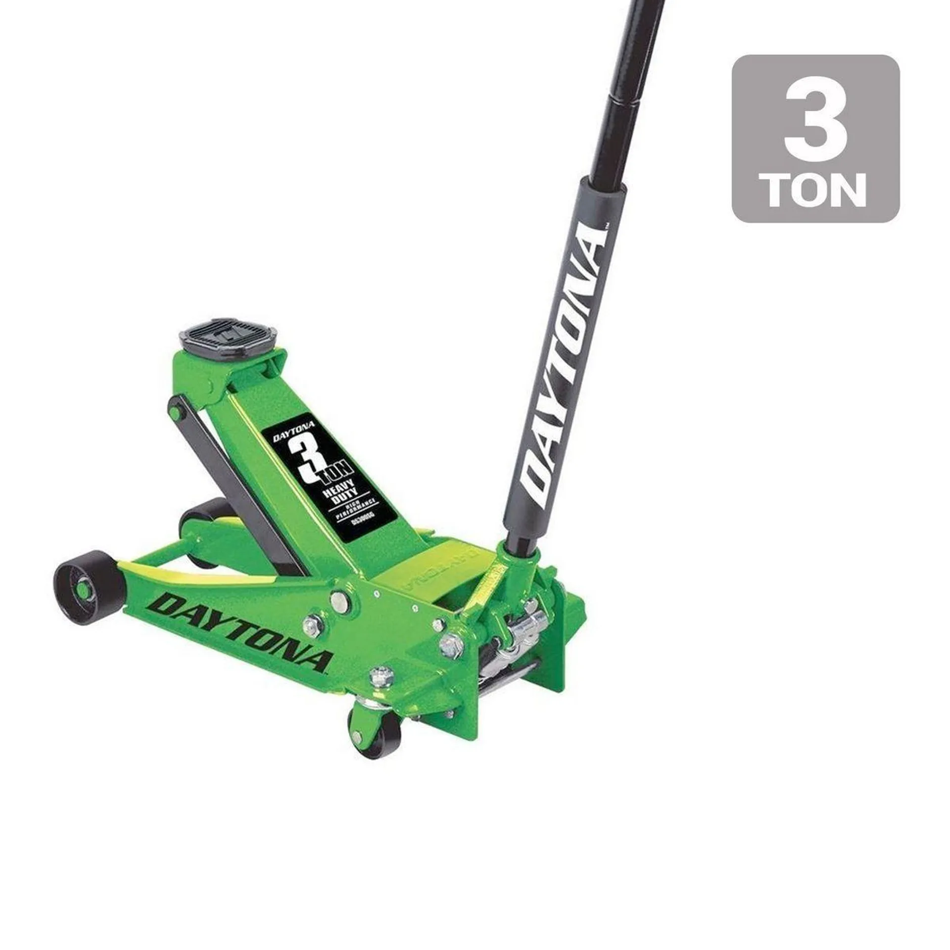 3 Ton Professional Floor Jack with RAPID PUMP, Green