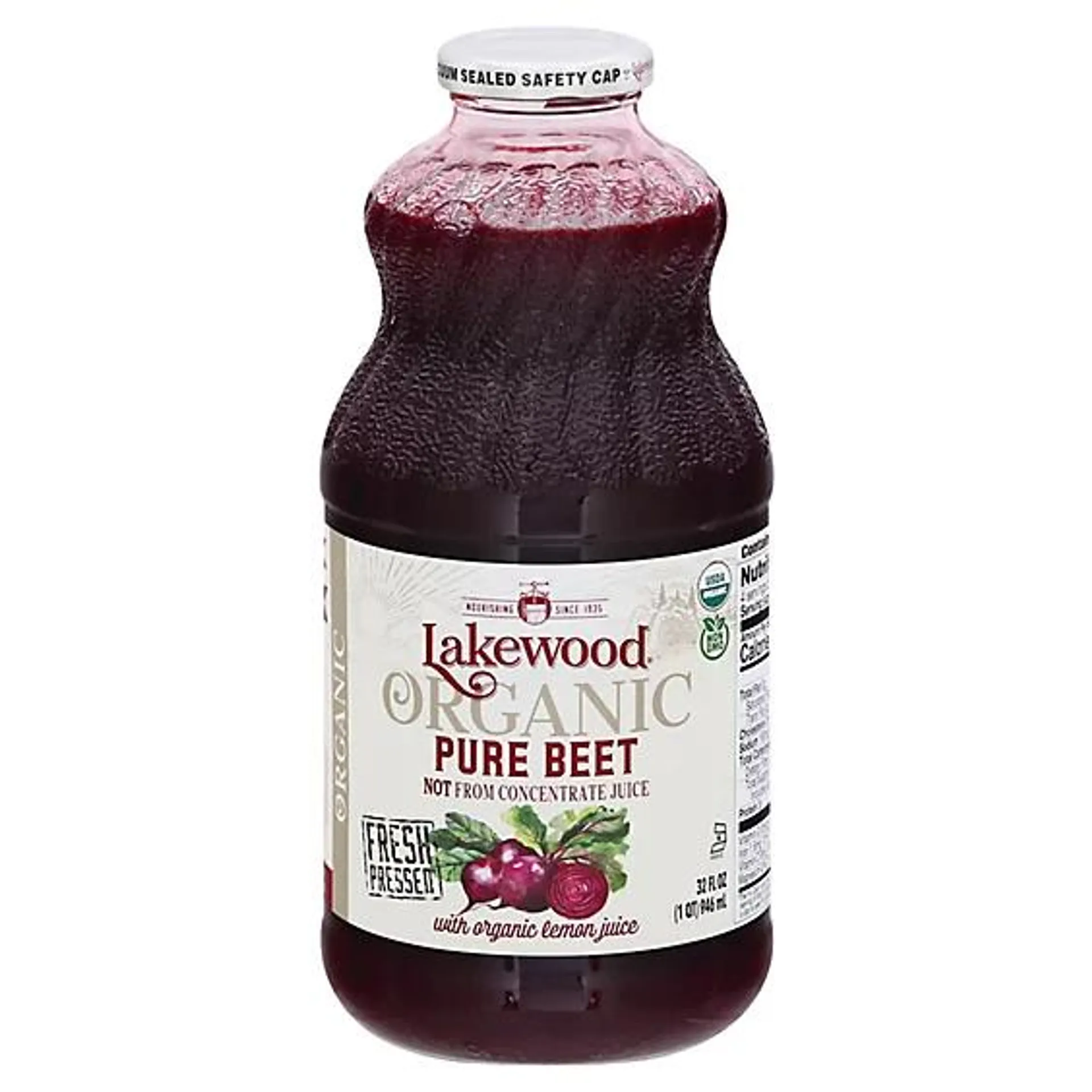 Lakewood Organic Fresh Pressed Juice Super Beet - 32 Fl. Oz.