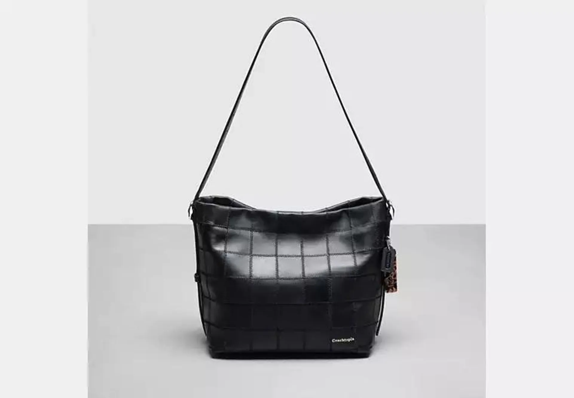 Alter/Ego Hobo Bag In Checkerboard Upcrafted Leather