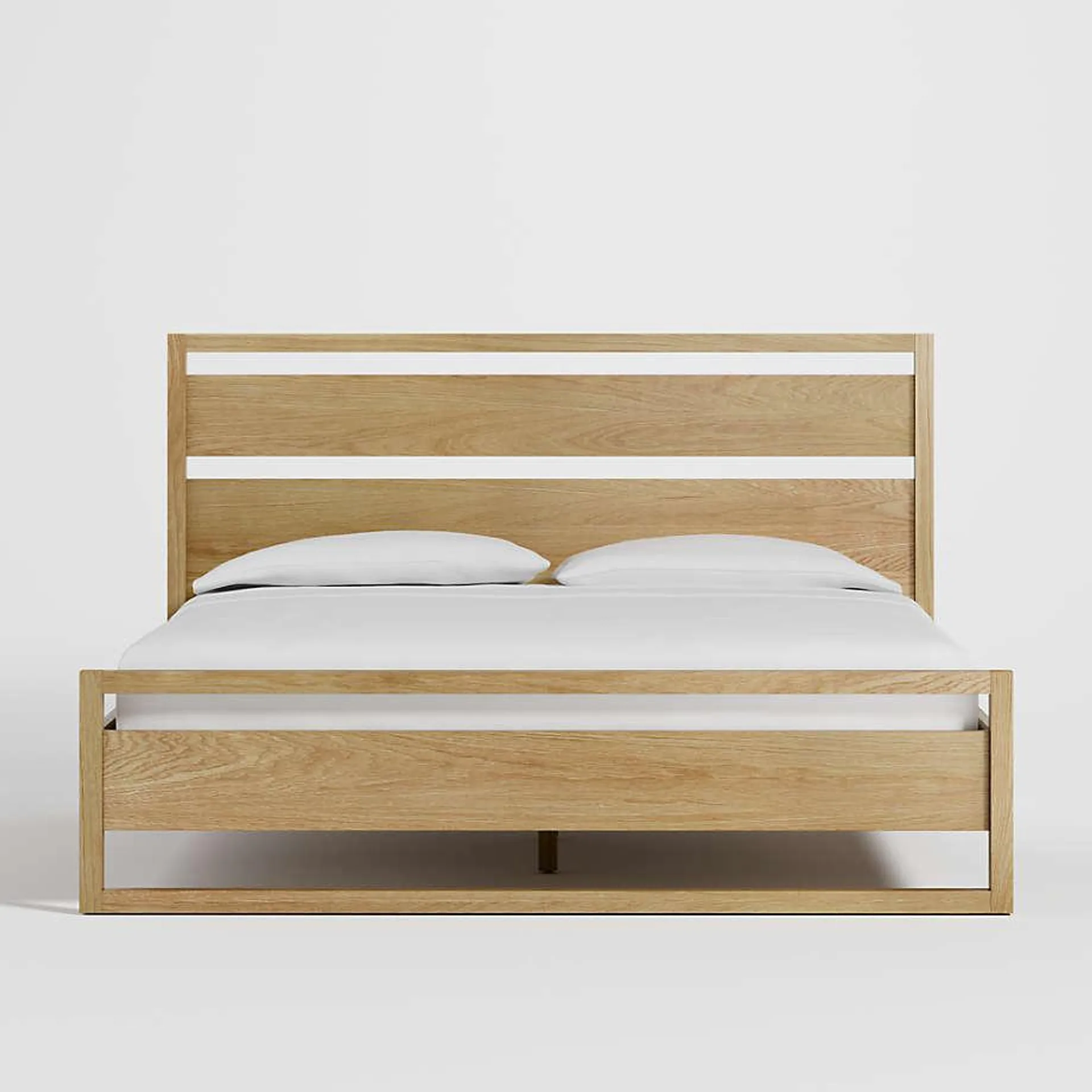 Leavitt Natural Oak Wood King Bed