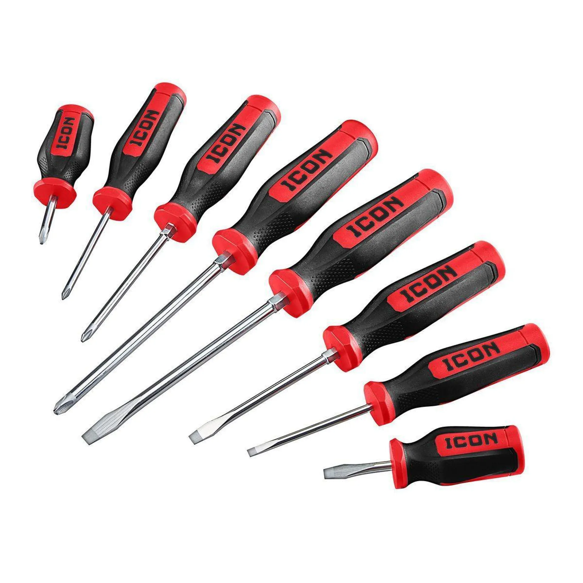 Professional Mechanic’s Screwdriver Set, 8 Piece