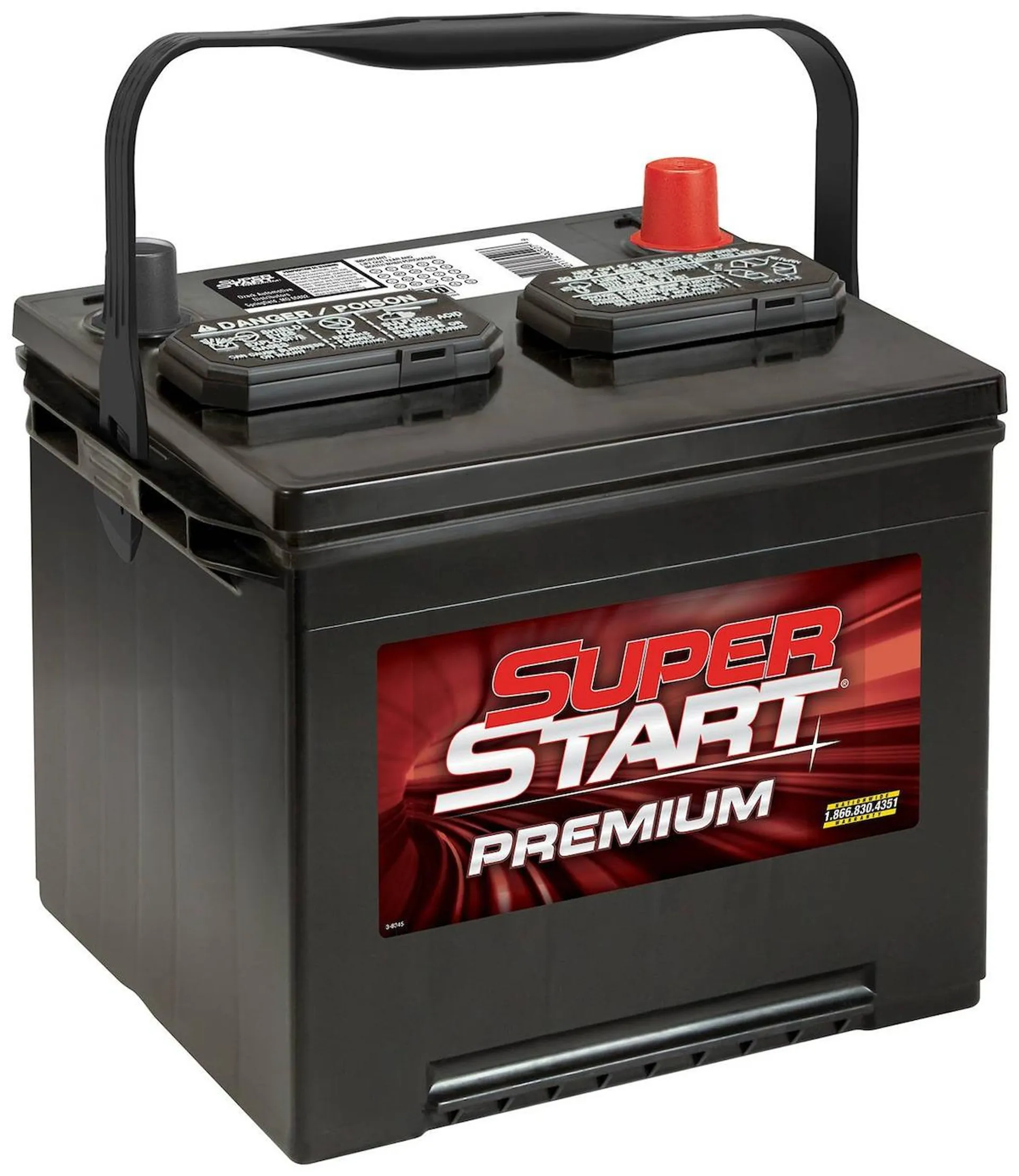 Super Start Premium Standard Flooded Top Post Battery Group Size 26 - 26PRMJ