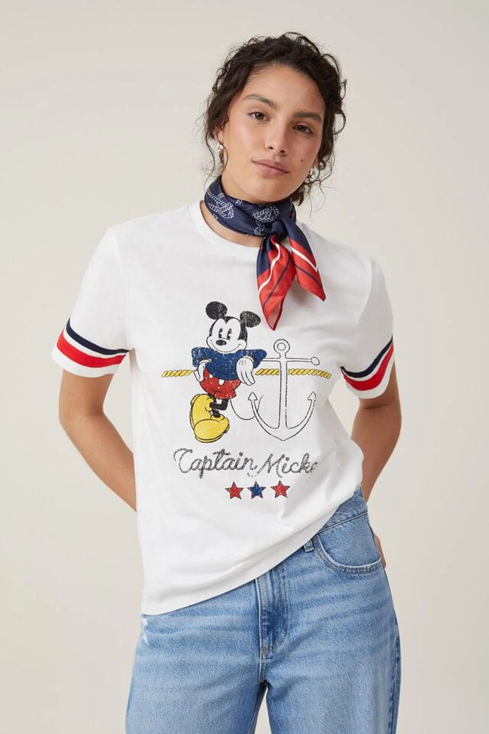 Mickey Regular Fit Lcn Graphic Tee