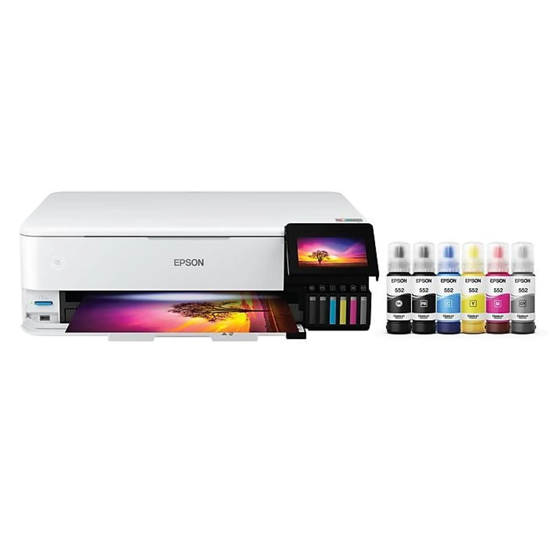 Epson EcoTank Photo ET-8550 Wireless Color Inkjet Printer,