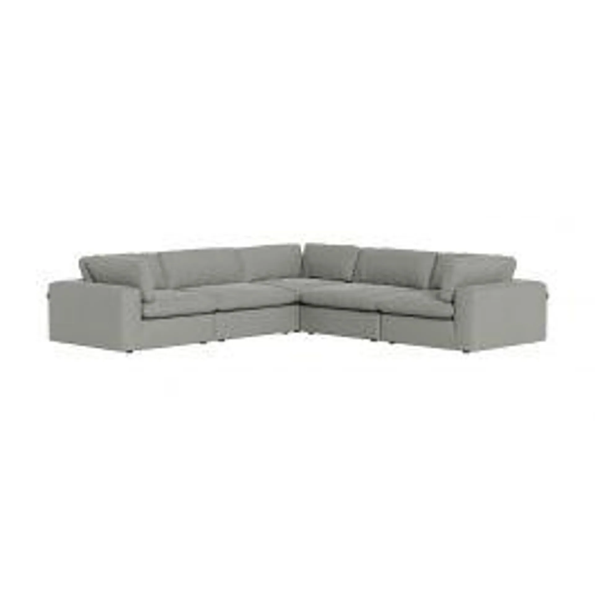 Bloom Sectional Modular Sofa Gray