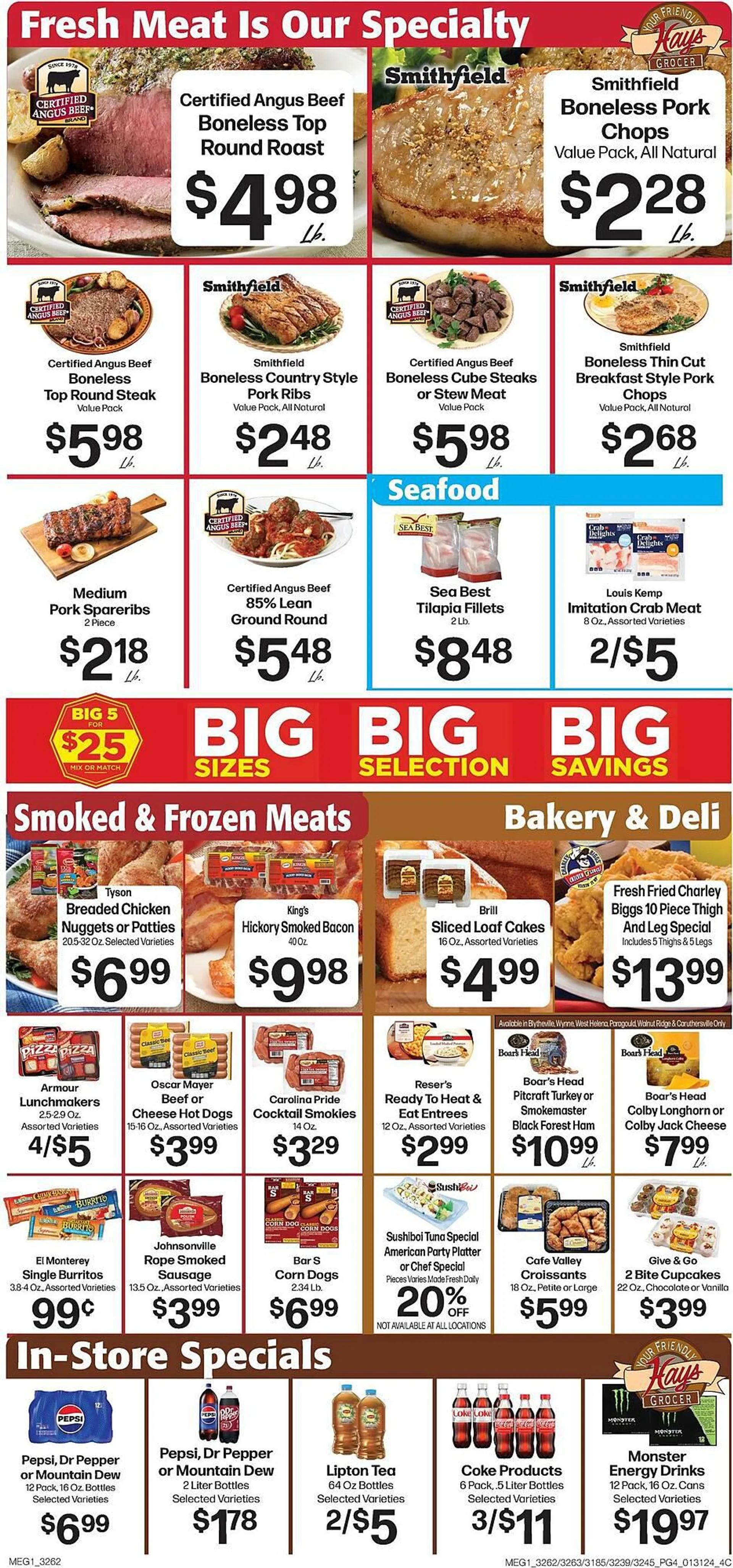 Weekly ad Hays Supermarket Weekly Ad from January 31 to February 6 2024 - Page 4