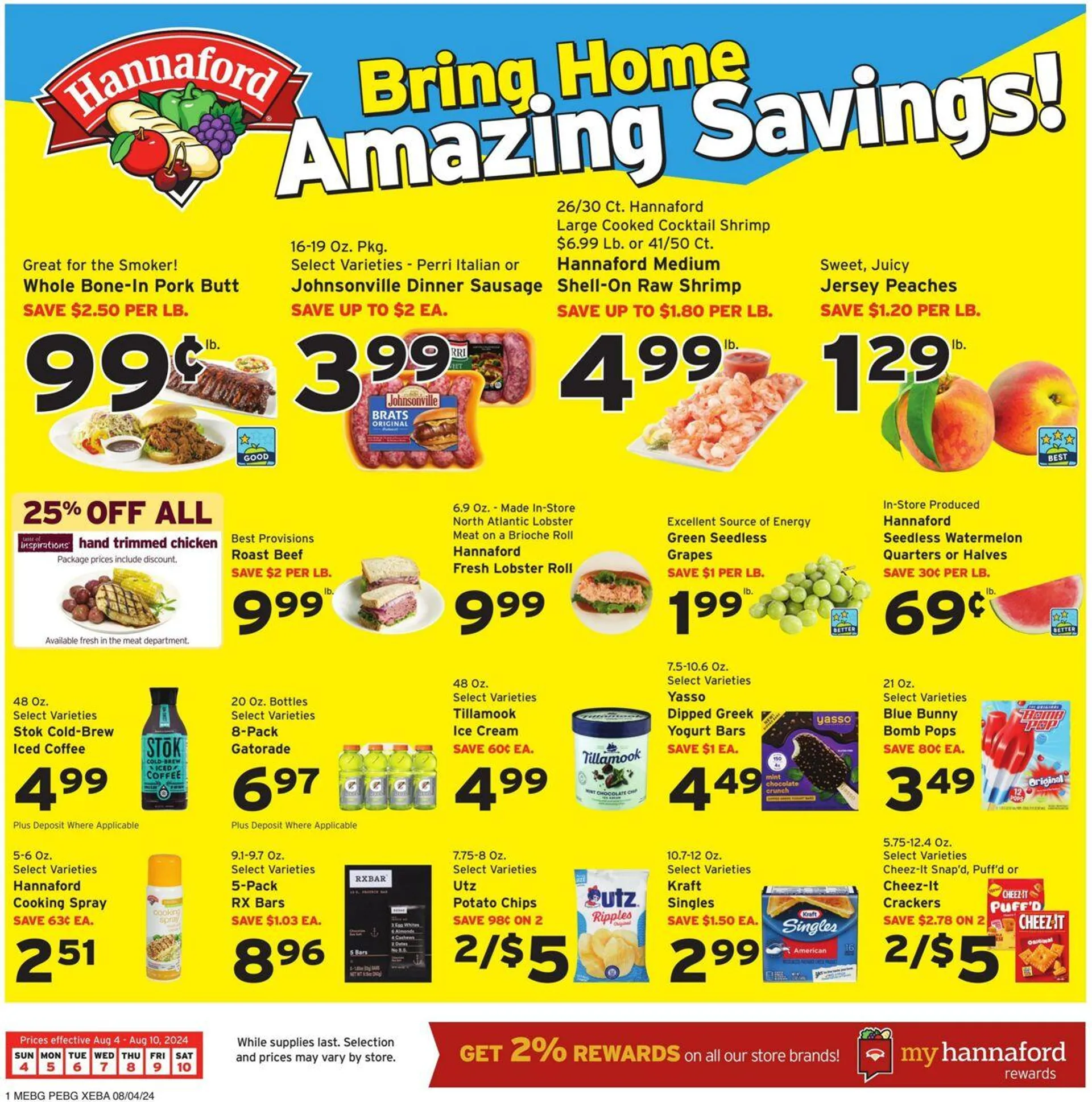 Hannaford Current weekly ad - 1