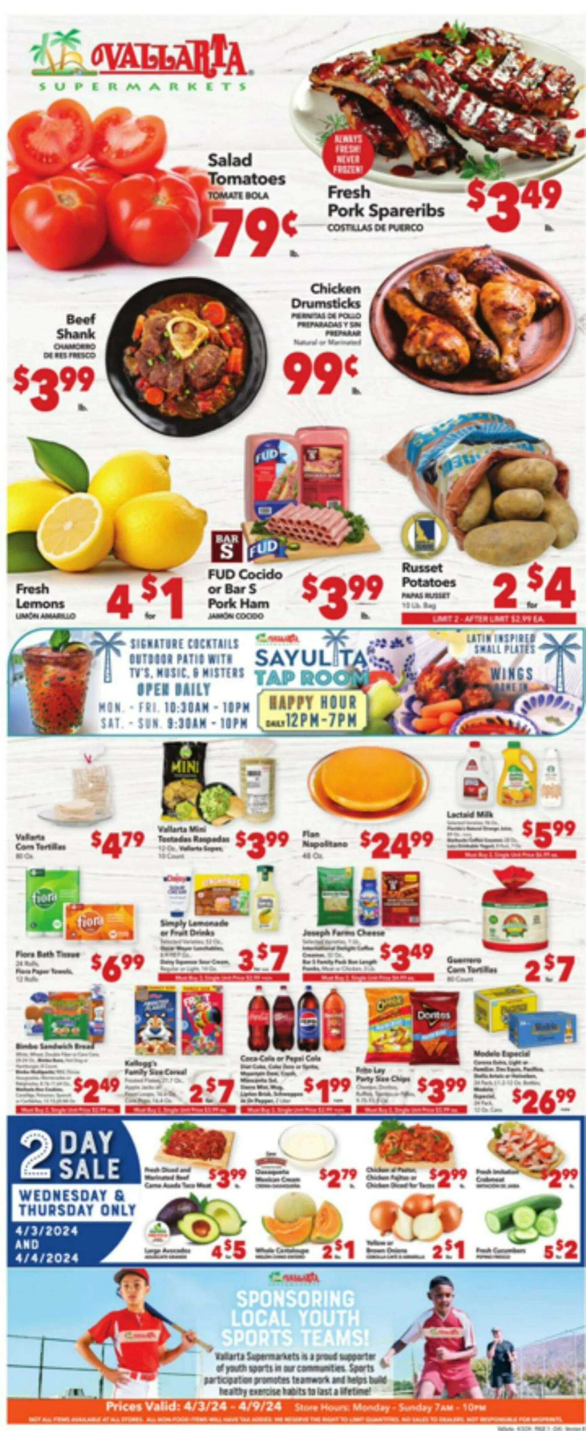 Weekly ad Vallarta from April 3 to April 9 2024 - Page 1