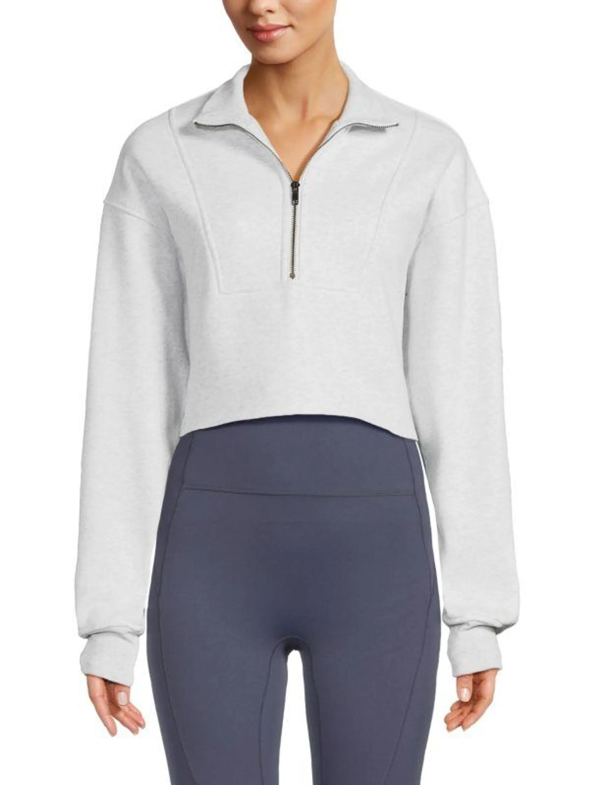 Arlo Cropped Drop Shoulder Sweatshirt