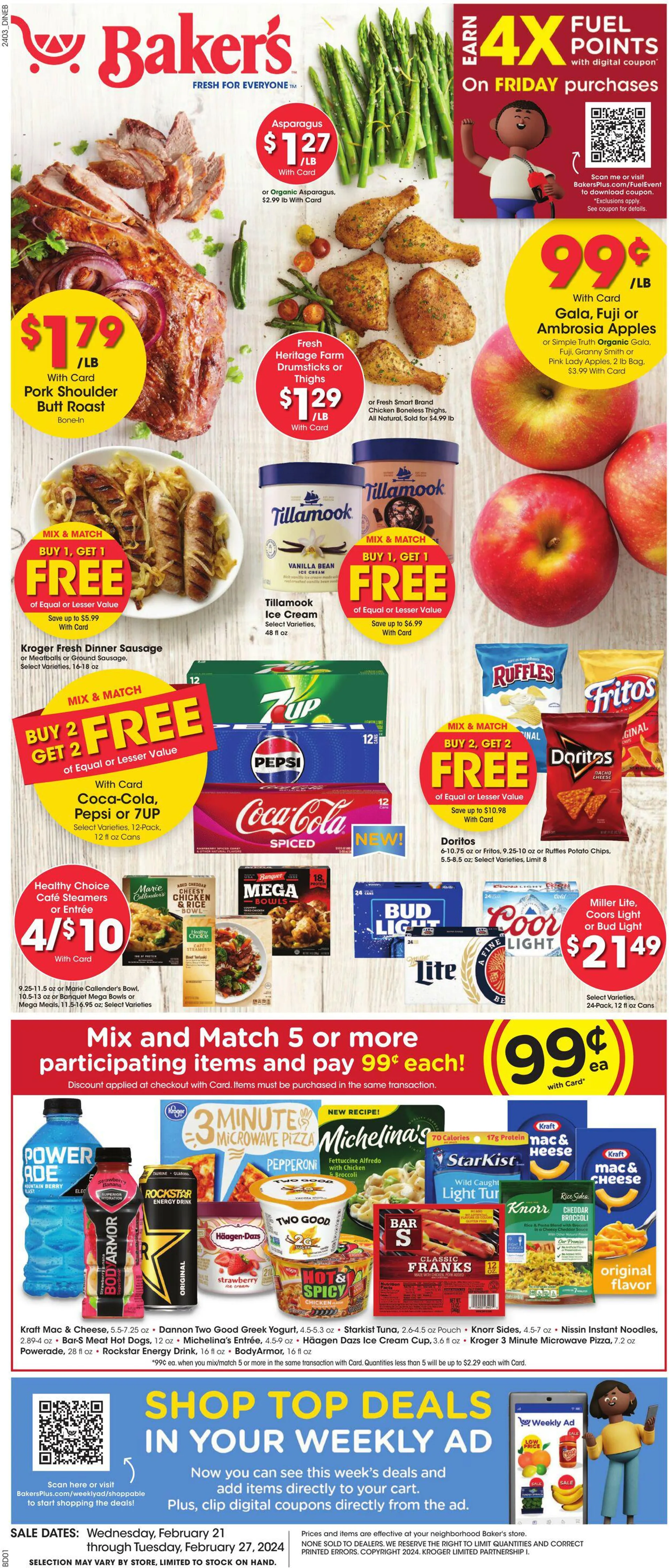 Weekly ad Baker's from February 21 to February 27 2024 - Page 1