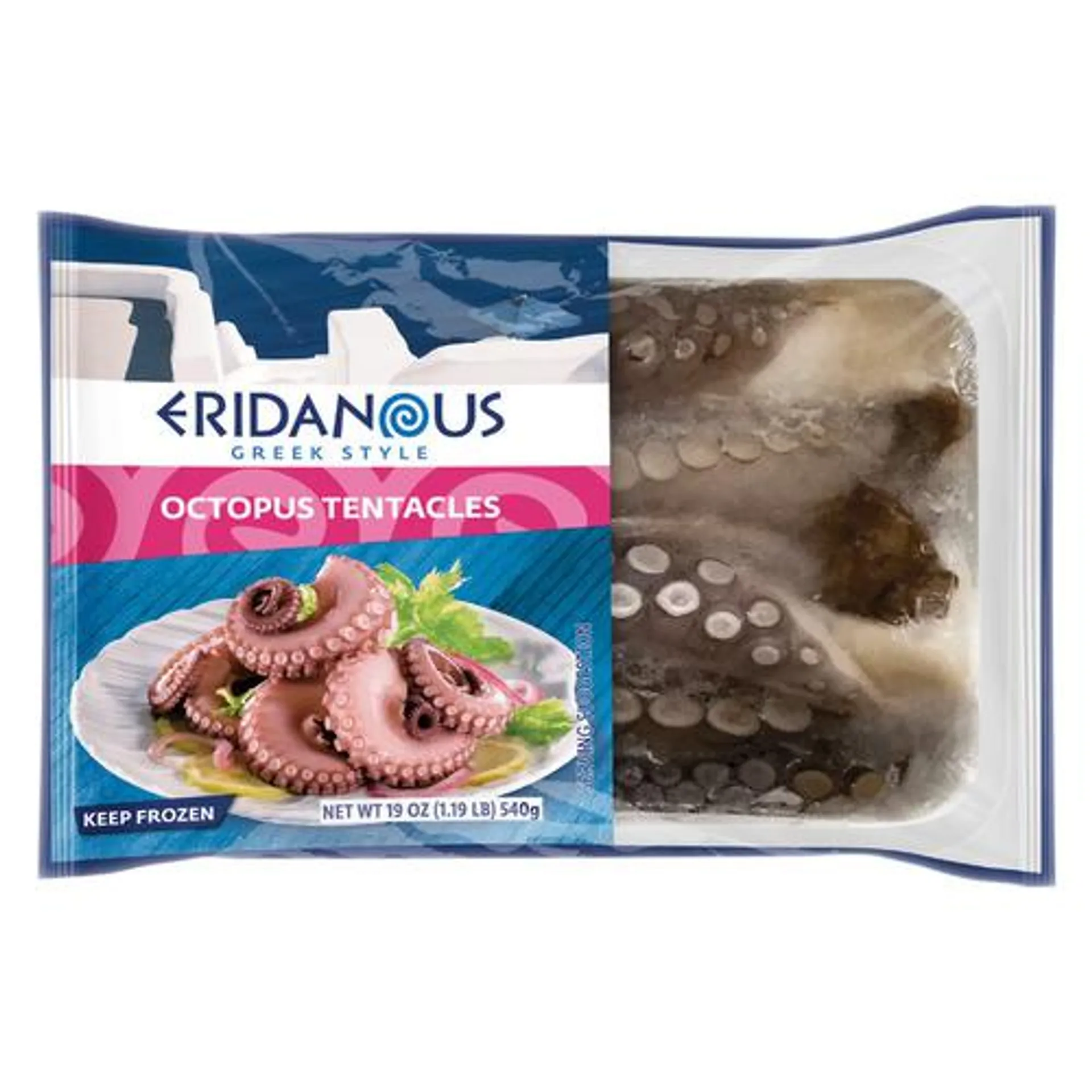 Eridanous frozen octopus tentacles