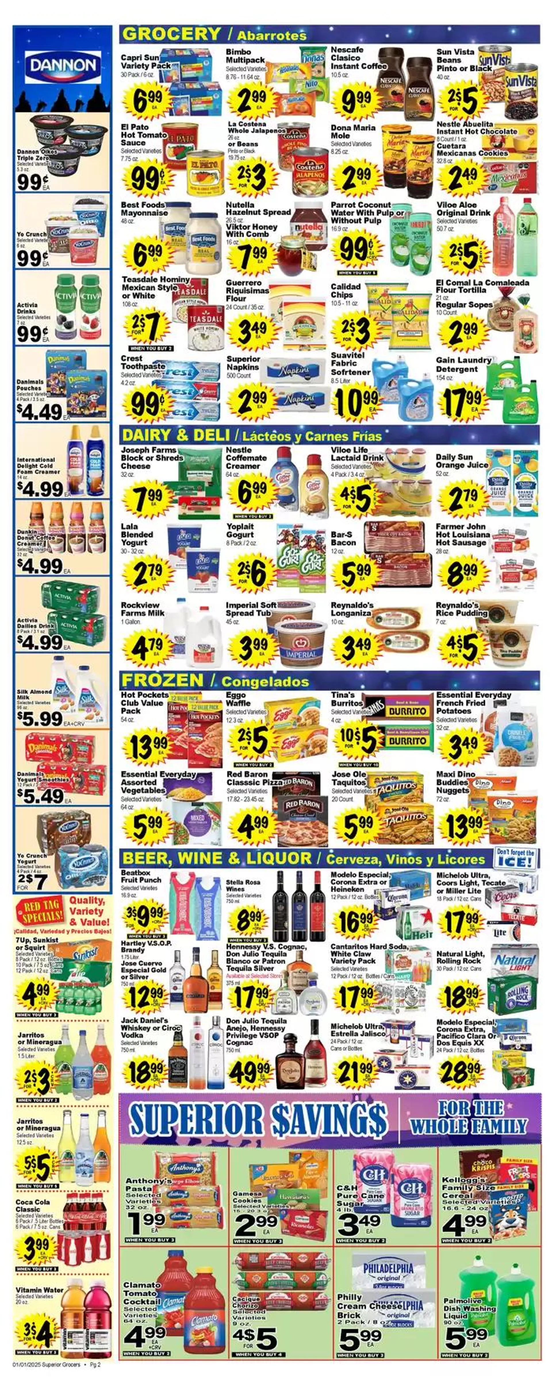 Weekly ad Weekly specials Superior Grocers from January 1 to January 7 2025 - Page 2