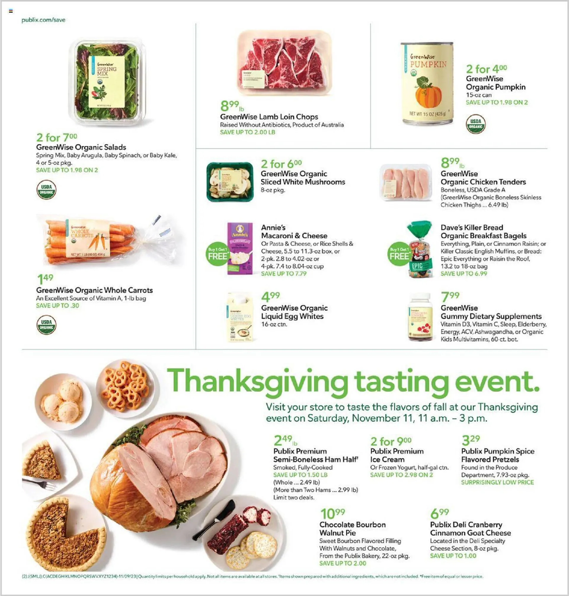 Publix Weekly Ad Valid until November 14, 2023