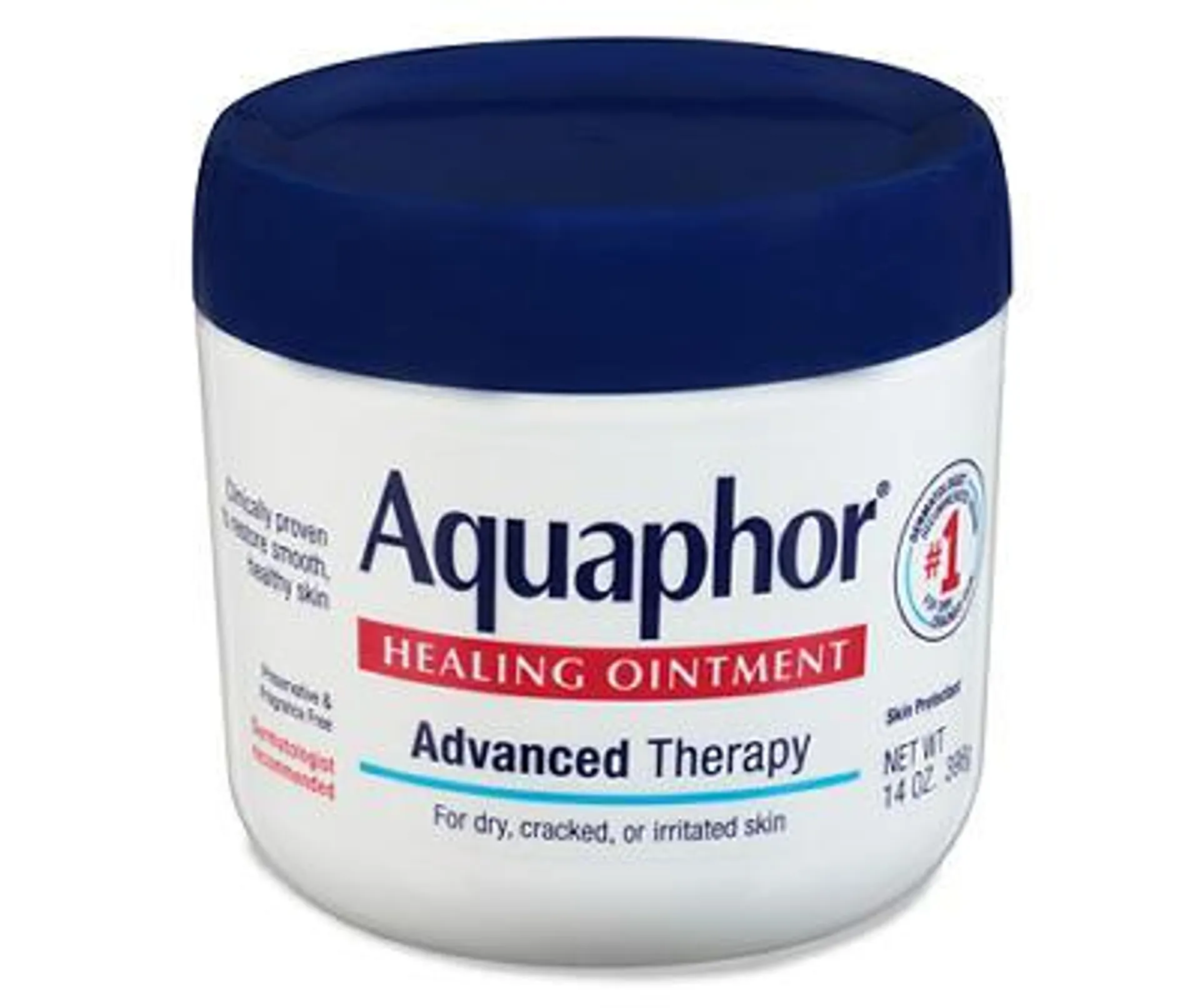 Aquaphor Advanced Therapy Healing Ointment Skin Protectant 14 oz. Jar