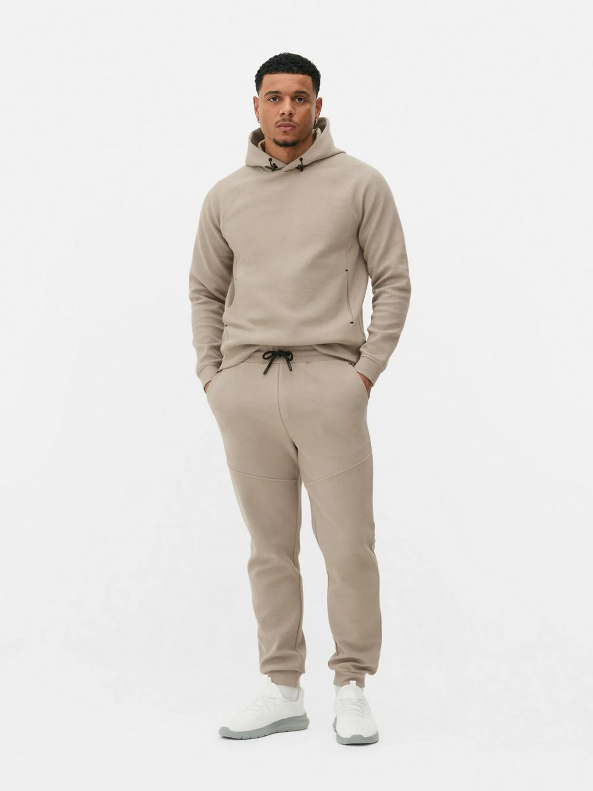 Textured Drawstring Joggers