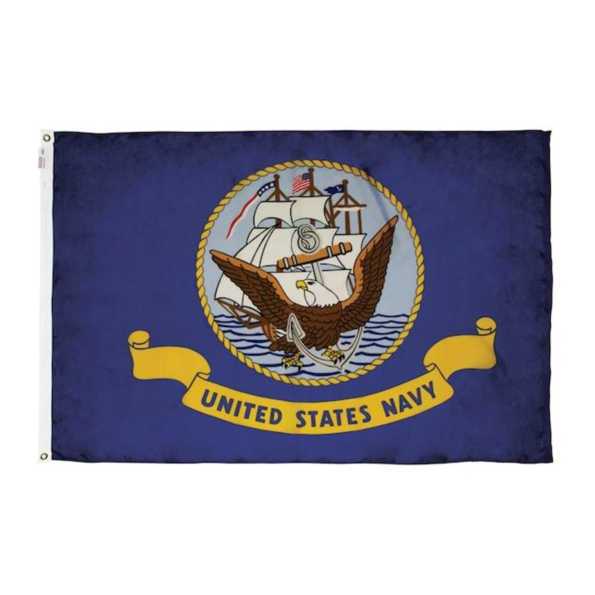 Valley Forge Flag 5.23-ft W x 2.92-ft H Military Navy Flag