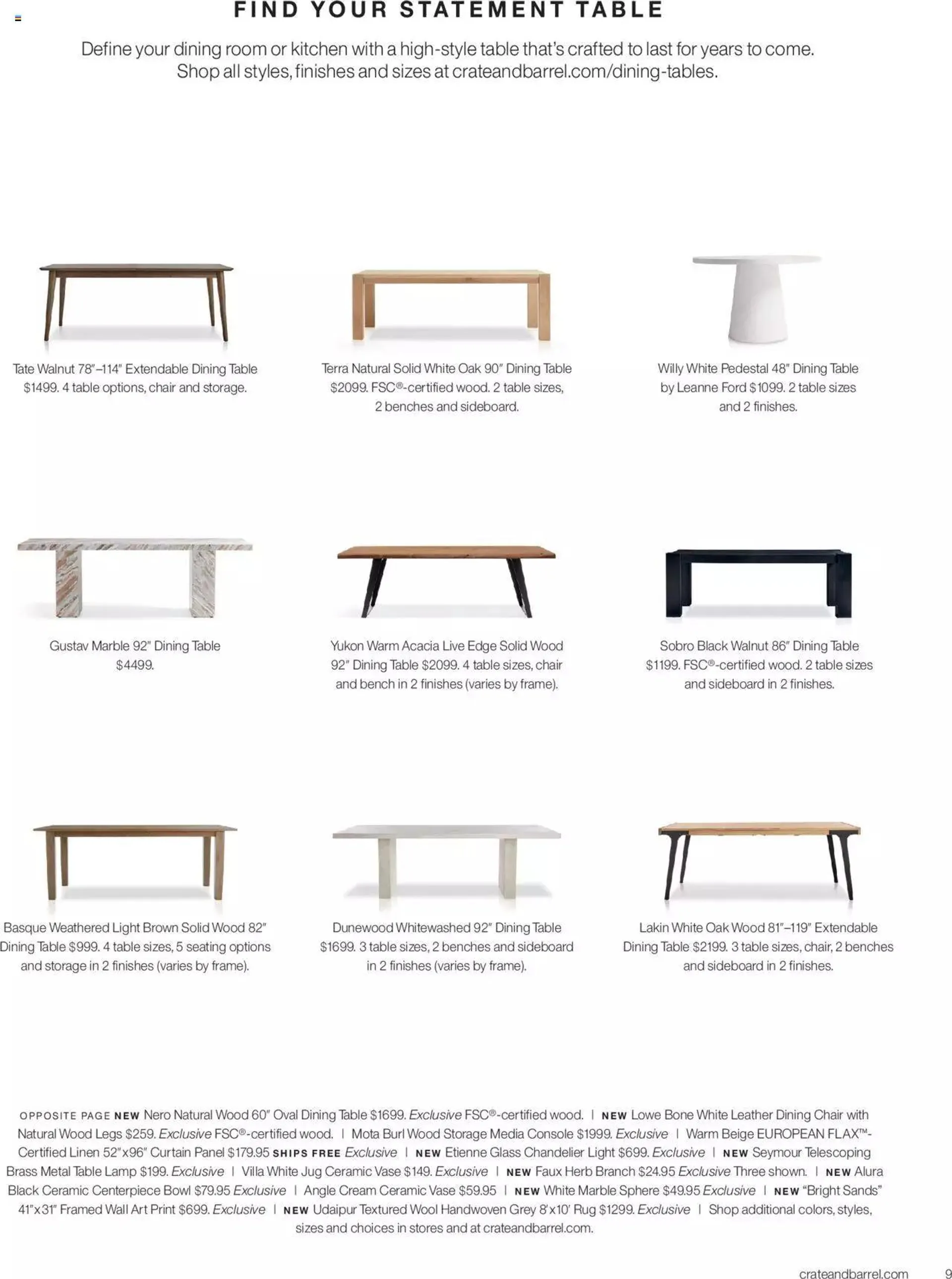 Weekly ad Crate & Barrel - Weekly Ad from April 7 to December 31 2024 - Page 9