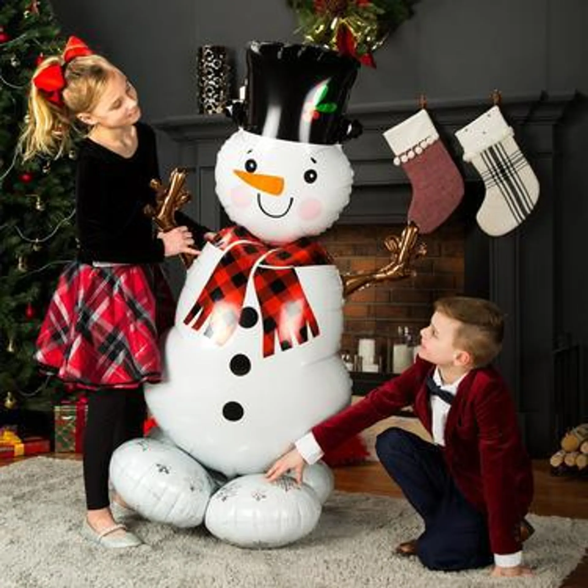 AirLoonz Snowman Foil Balloon, 55in