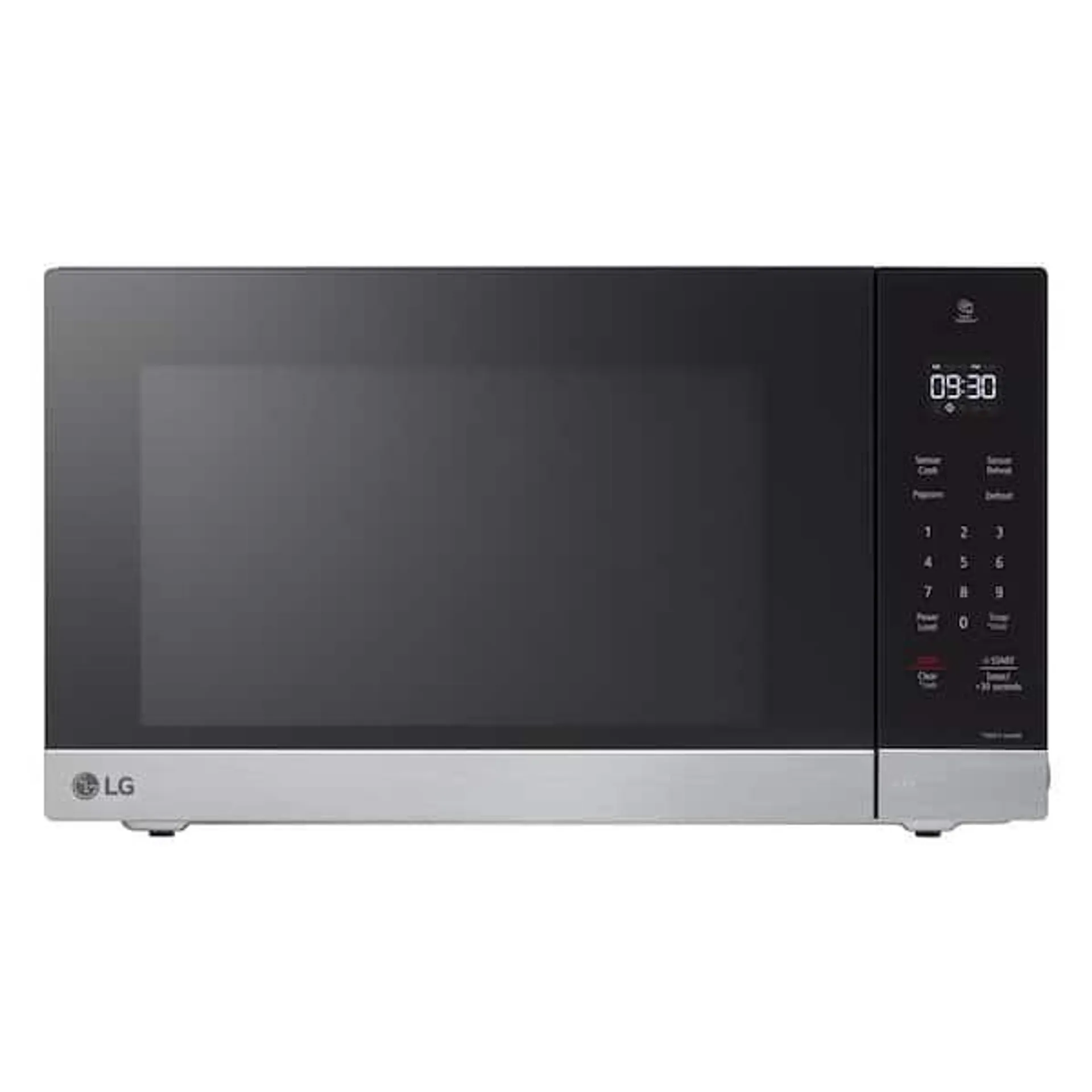 NeoChef 1.5 cu. ft. 1100-Watt Countertop Microwave in Stainless Steel with Smart Inverter