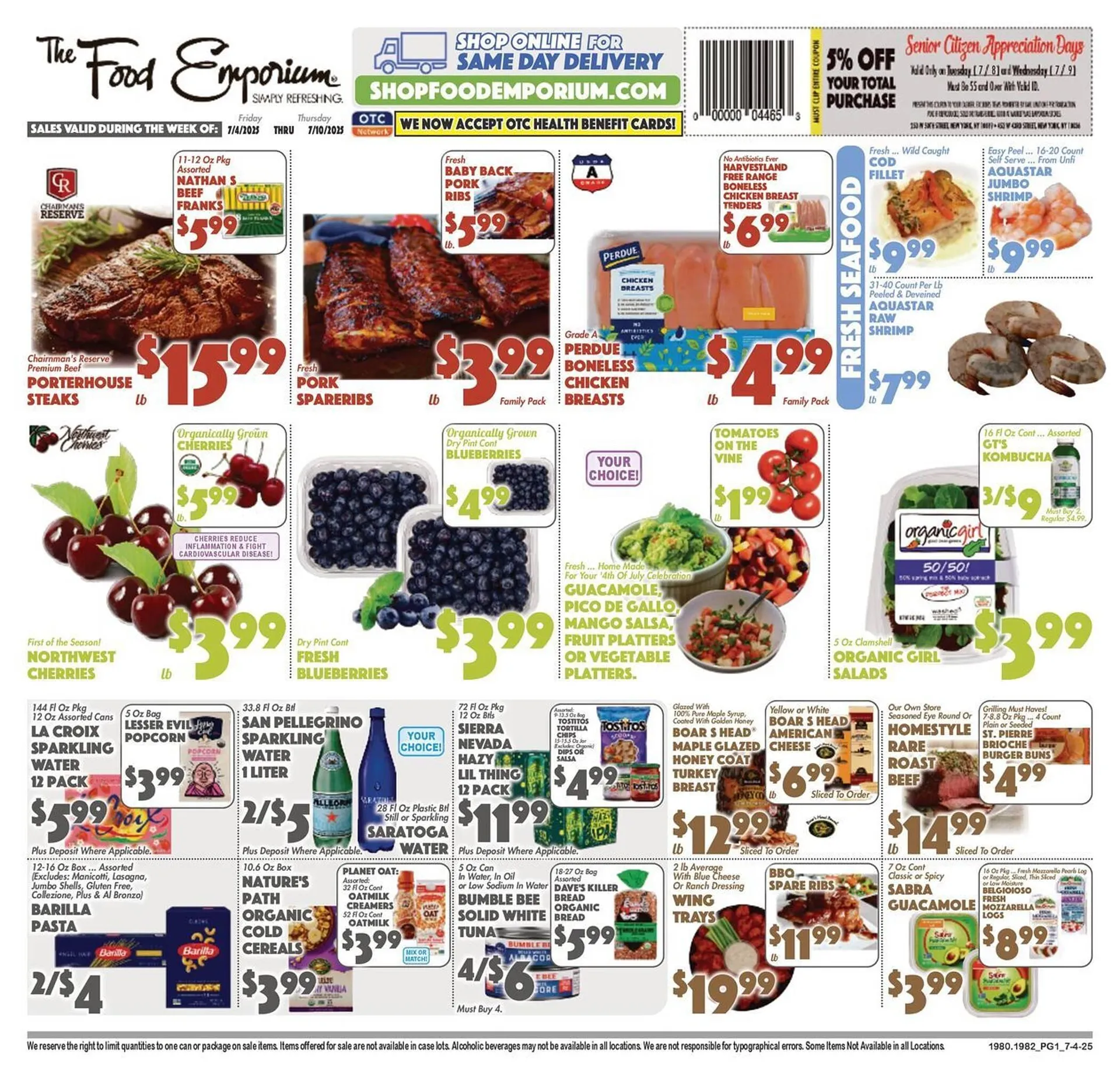 Weekly ad The Food Emporium Weekly Ad from July 4 to July 10 2025 - Page 1