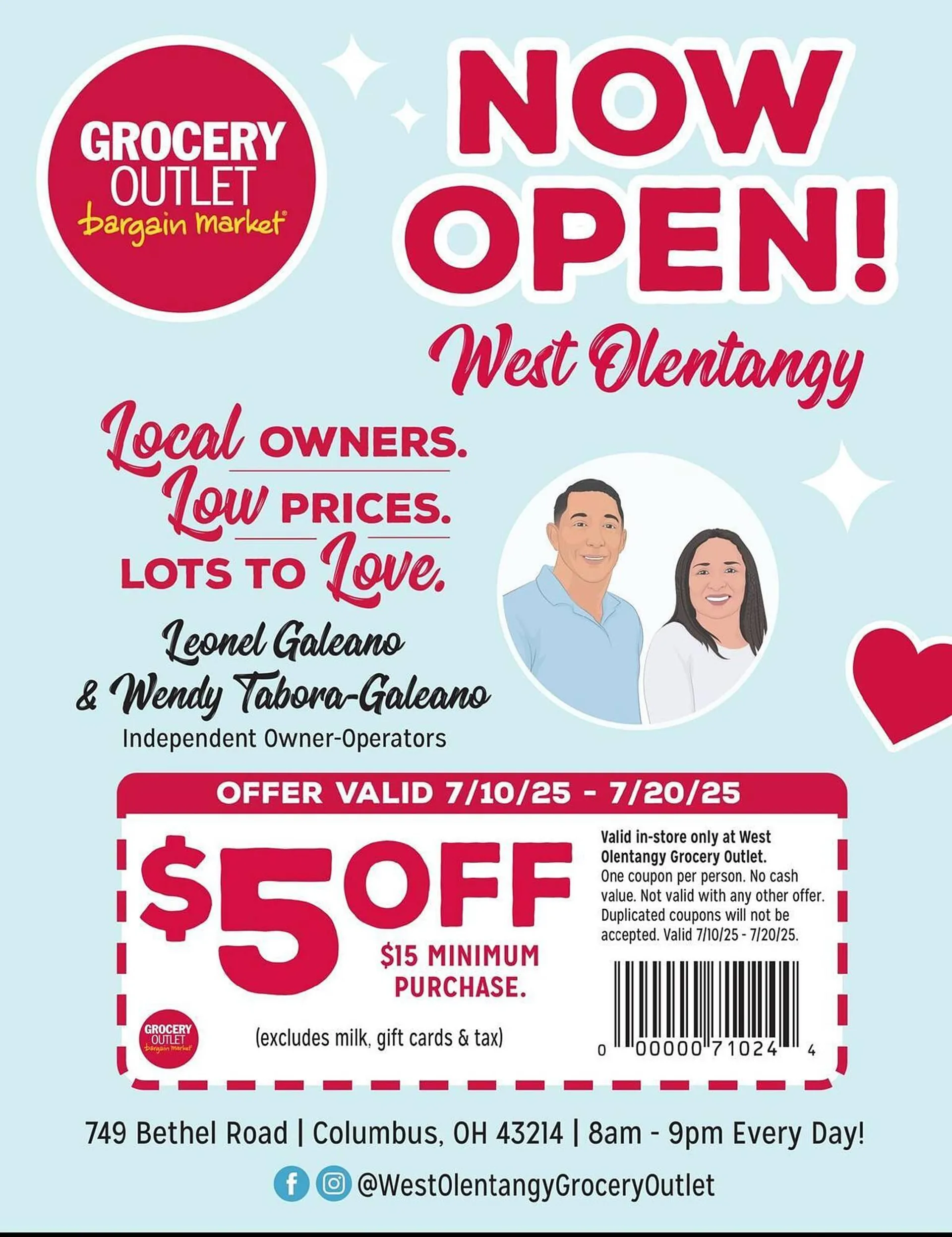 Weekly ad Grocery Outlet Weekly Ad from July 10 to July 15 2025 - Page 1