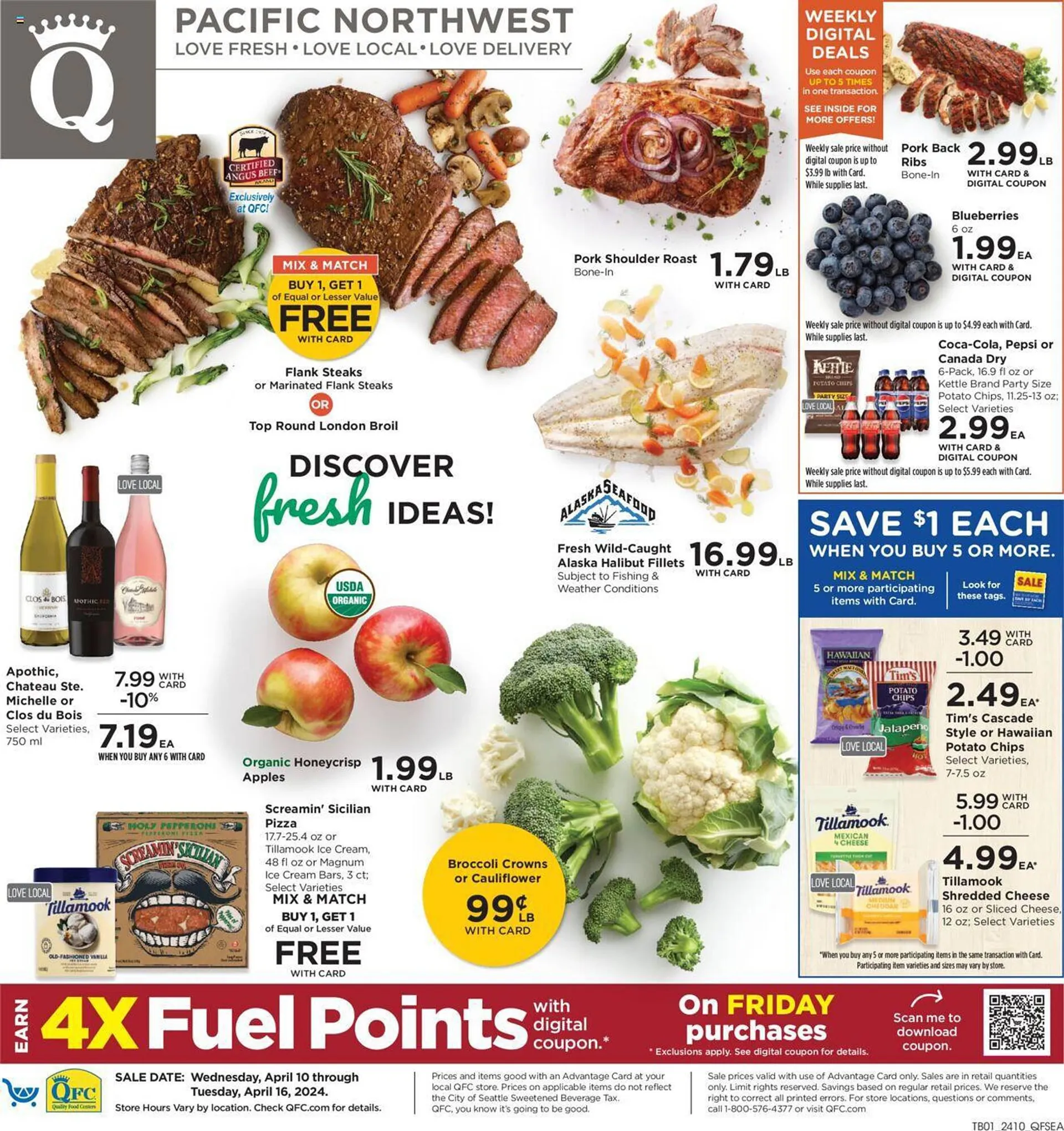 Weekly ad QFC Weekly Ad from April 10 to April 16 2024 - Page 1