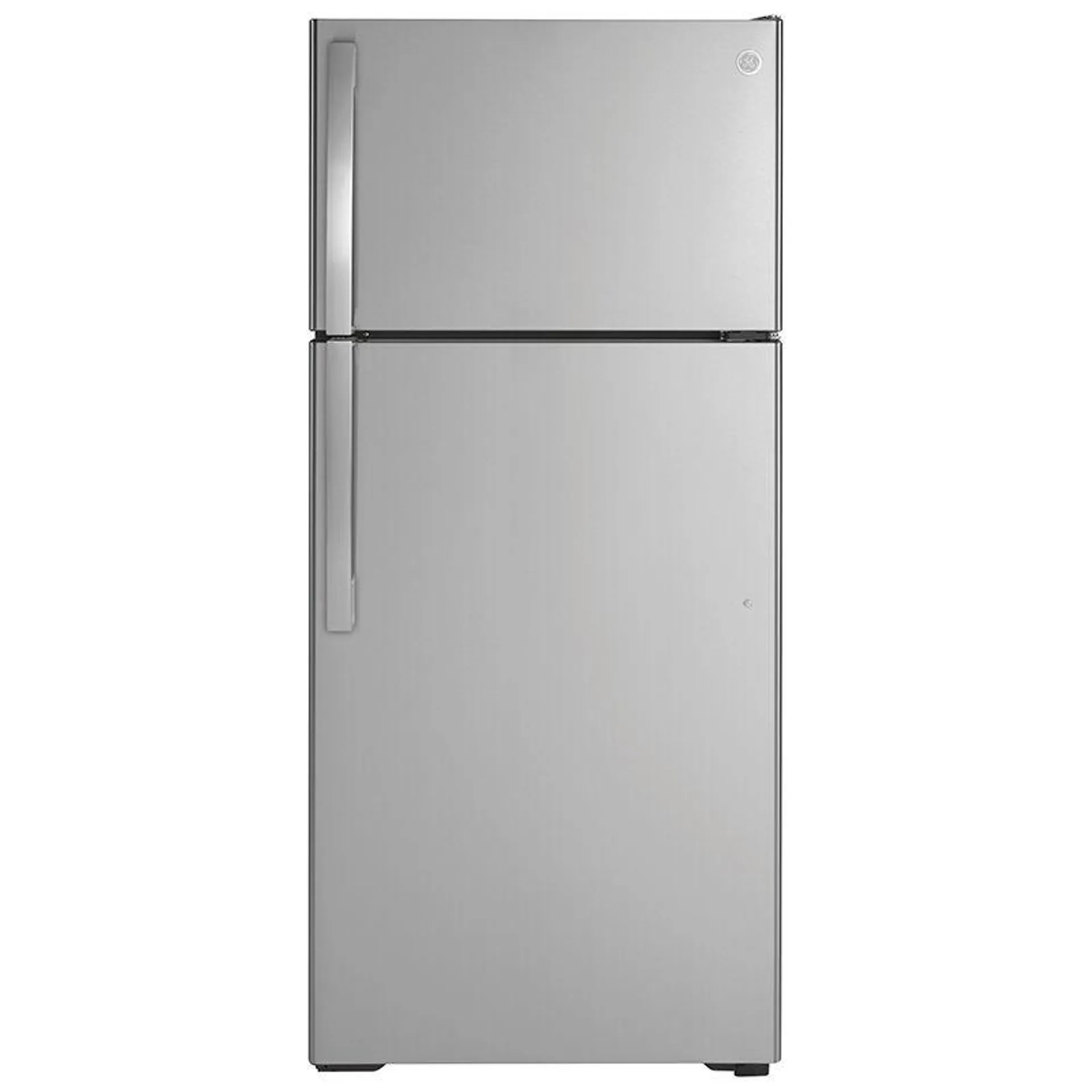 GE 28 in. 16.6 cu. ft. Top Freezer Refrigerator - Stainless Steel