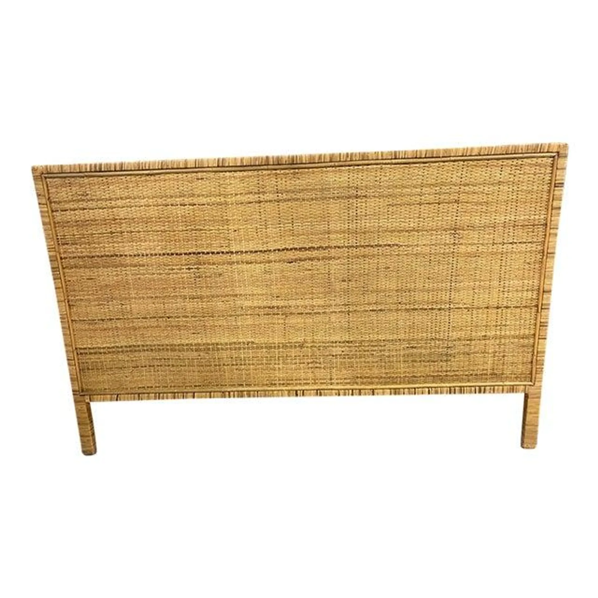 California King Rattan Headboard