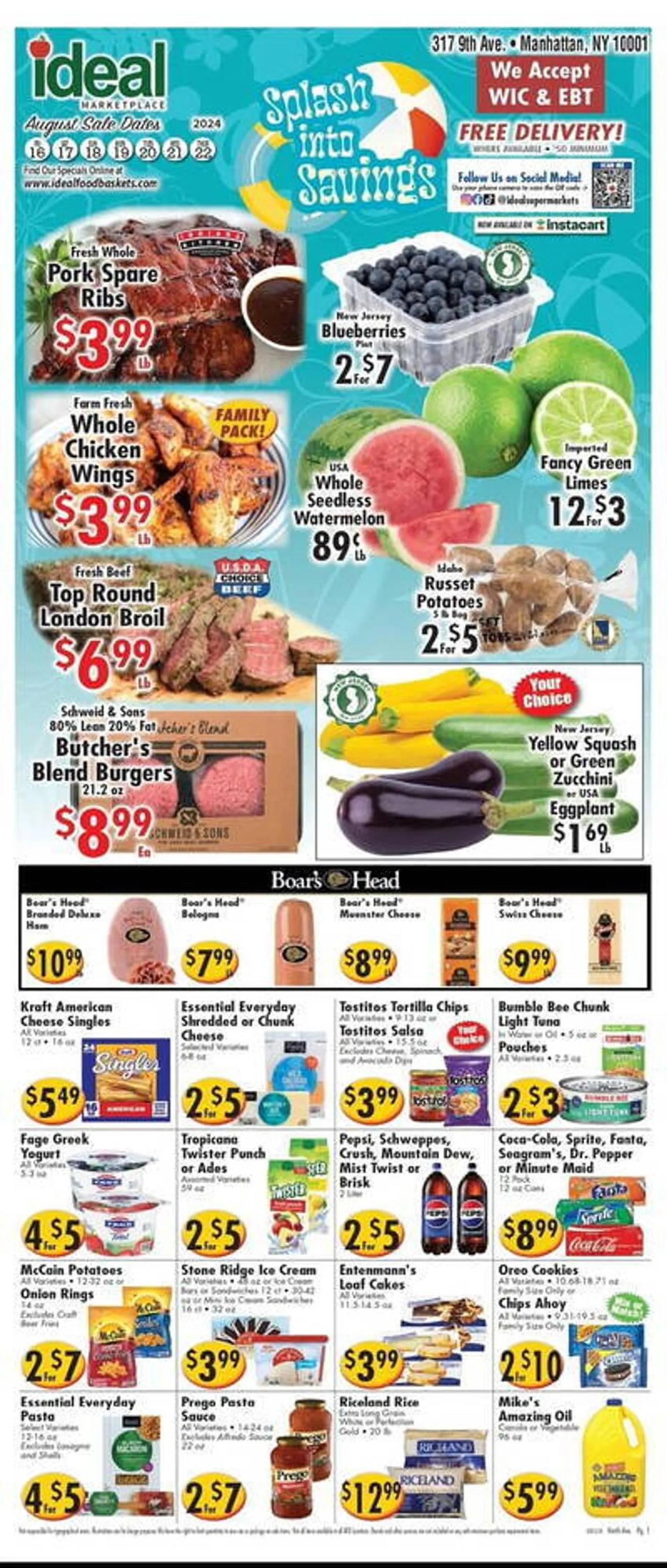 Ideal Food Basket Weekly Ad - 1