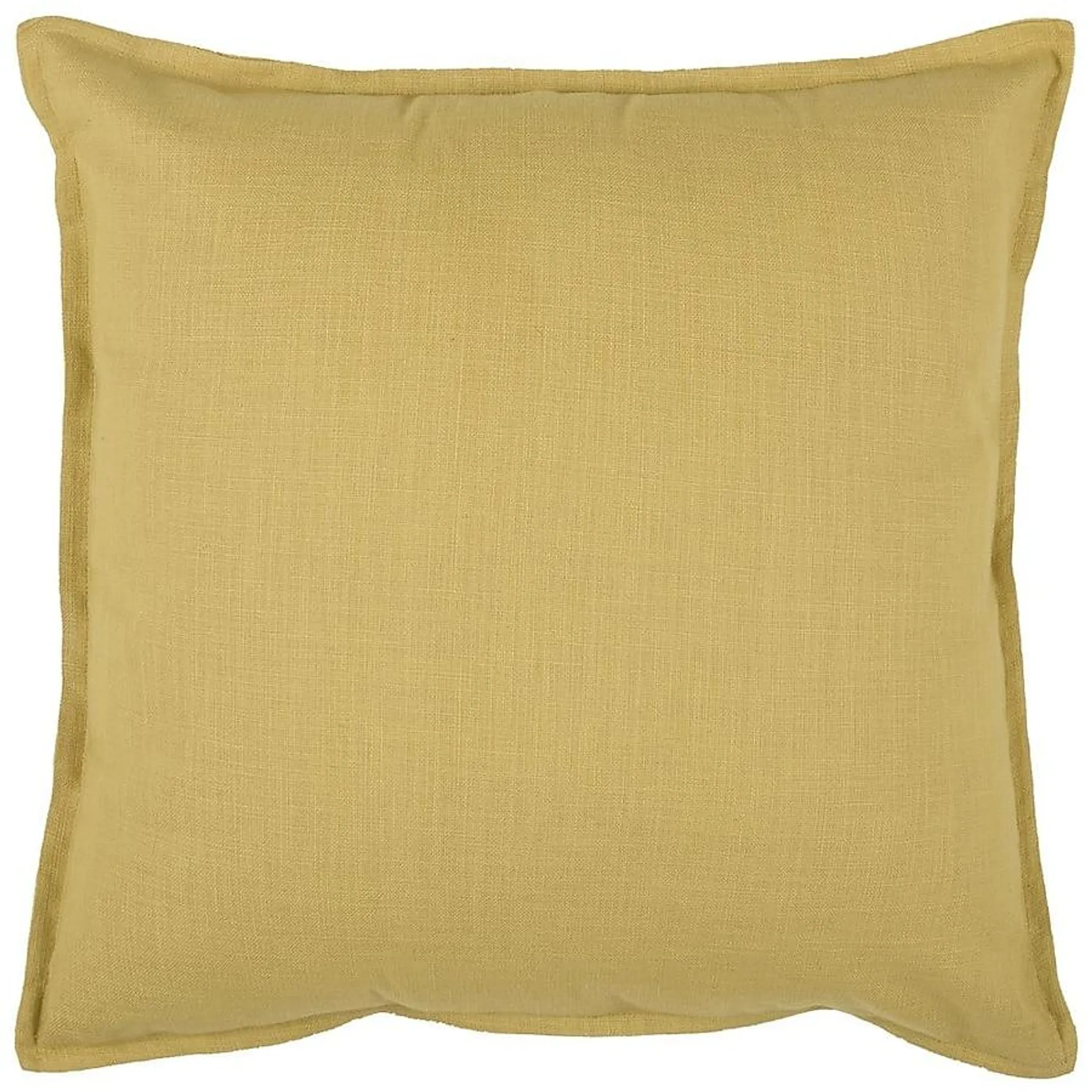 Rizzy Home Poly filled pillow 20-in x 20-in Yellow Square Indoor Decorative Pillow