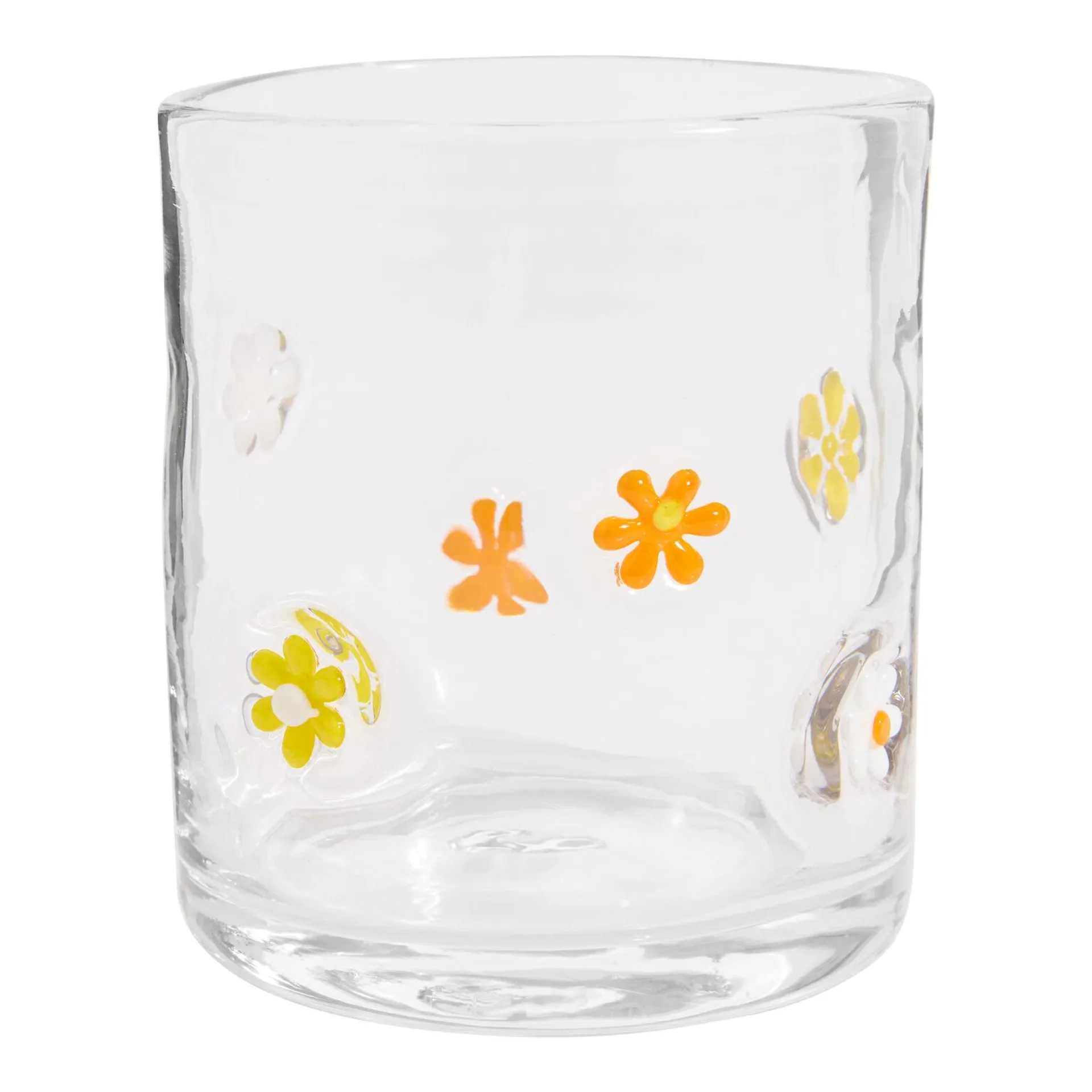 Charm Inlay Double Old Fashioned Glass