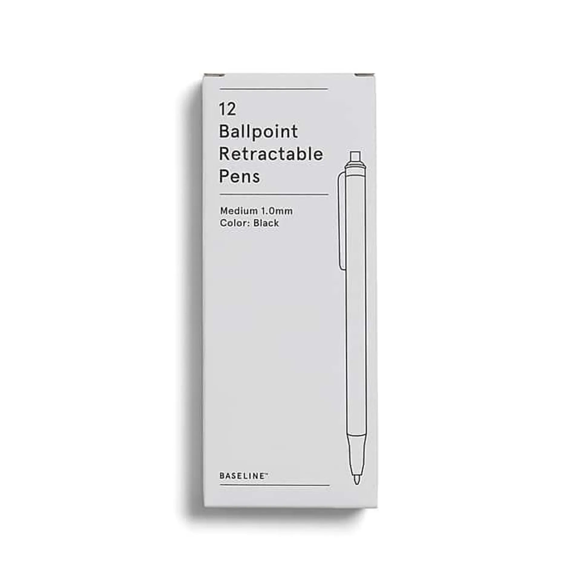 Baseline Retractable Ballpoint Pens,